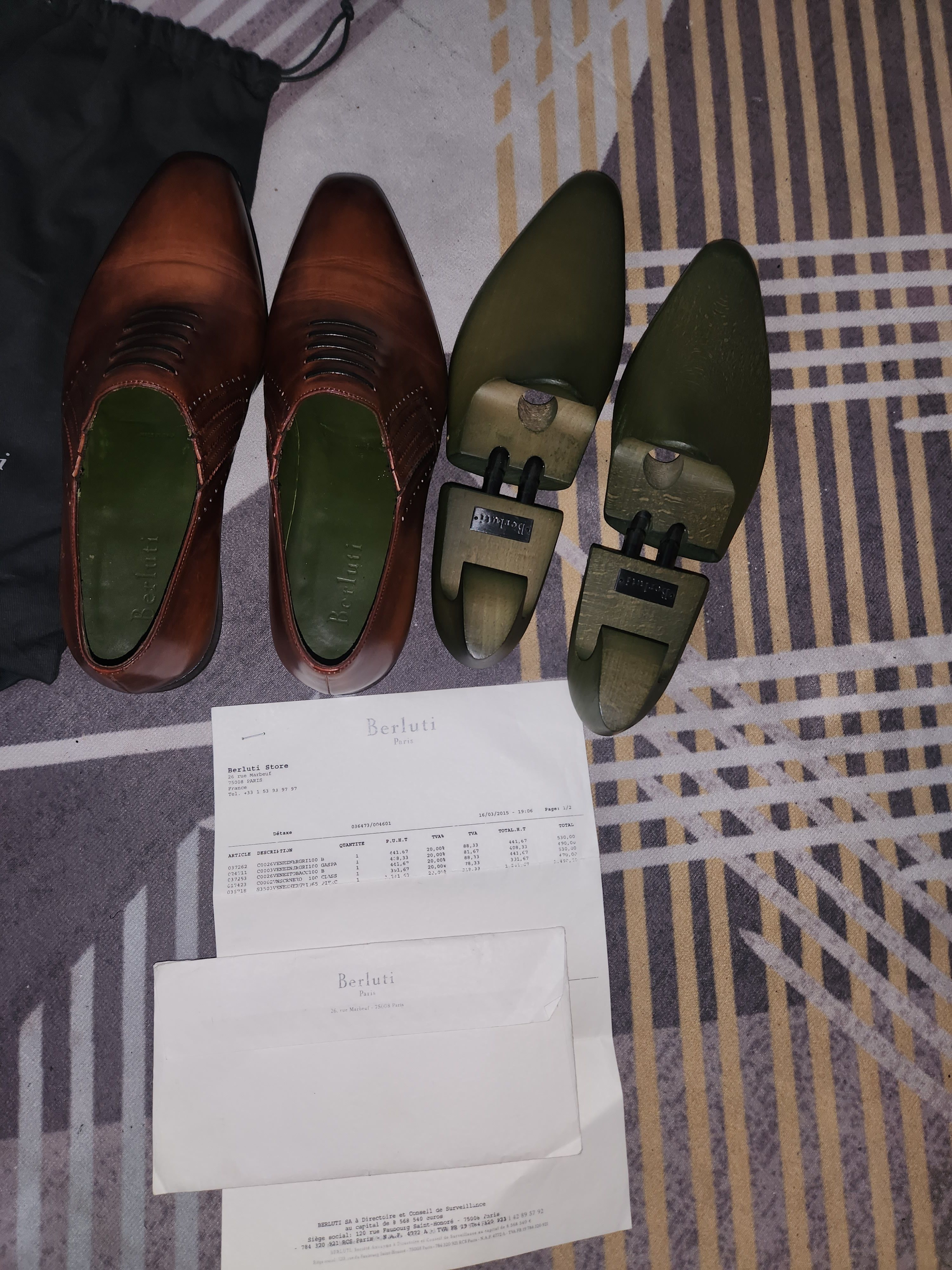 Berluti Berluti Alessandro Leather Shoes Venezia Size US 10.5 / EU 43-44 - 7 Thumbnail