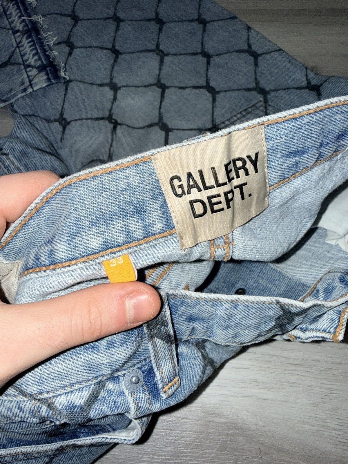 Gallery Dept. Gallery Dept Cage Jean Size US 33 - 7 Thumbnail