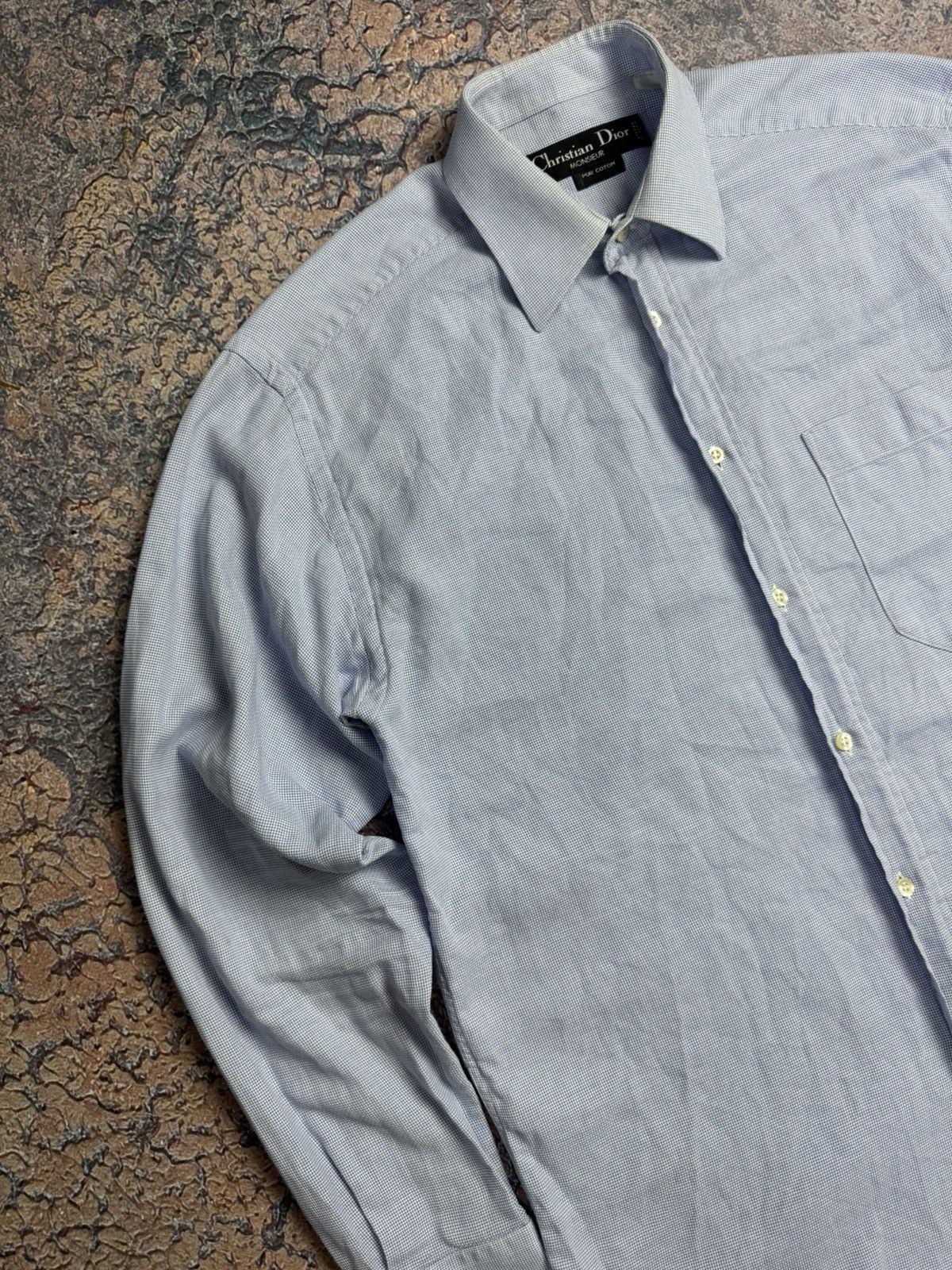 Christian Dior Monsieur Vintage Christian Dior Monsieur Button Up Shirt Y2K Size M Size US M / EU 48-50 / 2 - 6 Thumbnail