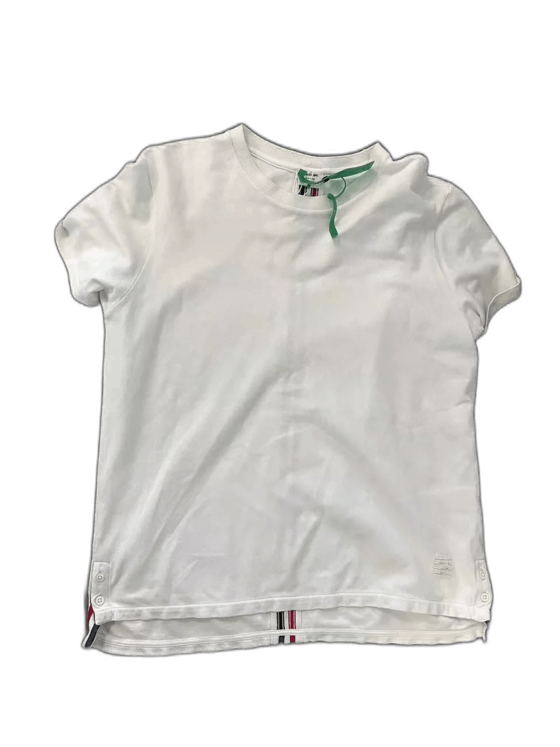 Thom Browne Thom Browne White Short Sleeve Shirt Size US M / EU 48-50 / 2 - 1 Thumbnail