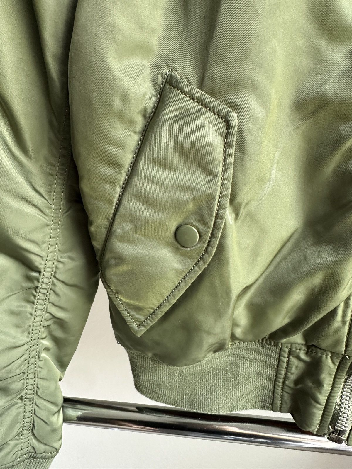 Alpha Industries Vintage Alpha Industries Reversible Bomber Jacket Green Size US M / EU 48-50 / 2 - 6 Thumbnail