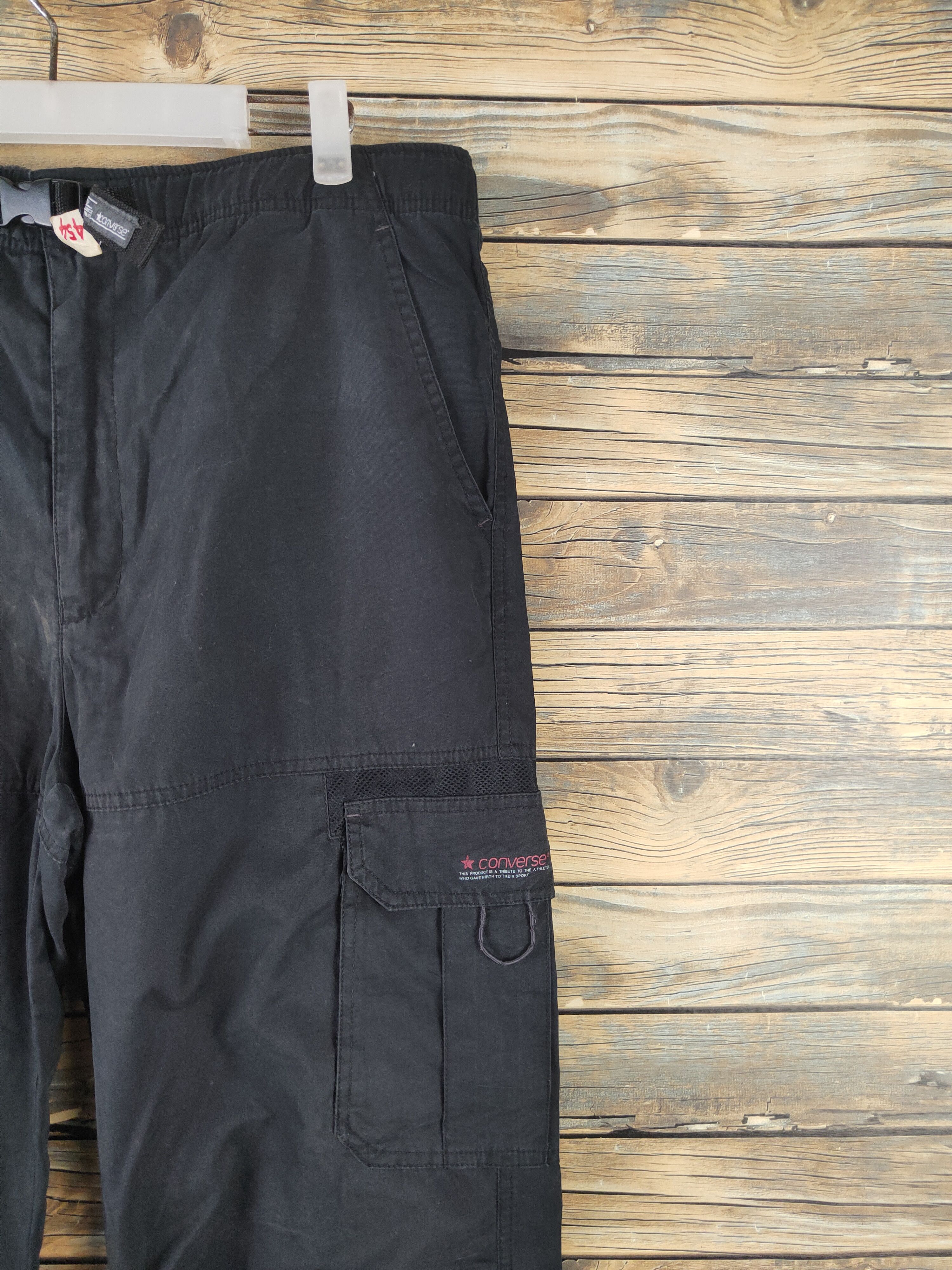 Converse DL Converse Black Multipocket Tactical Cargo Pants #454 Size US 31 - 6 Thumbnail