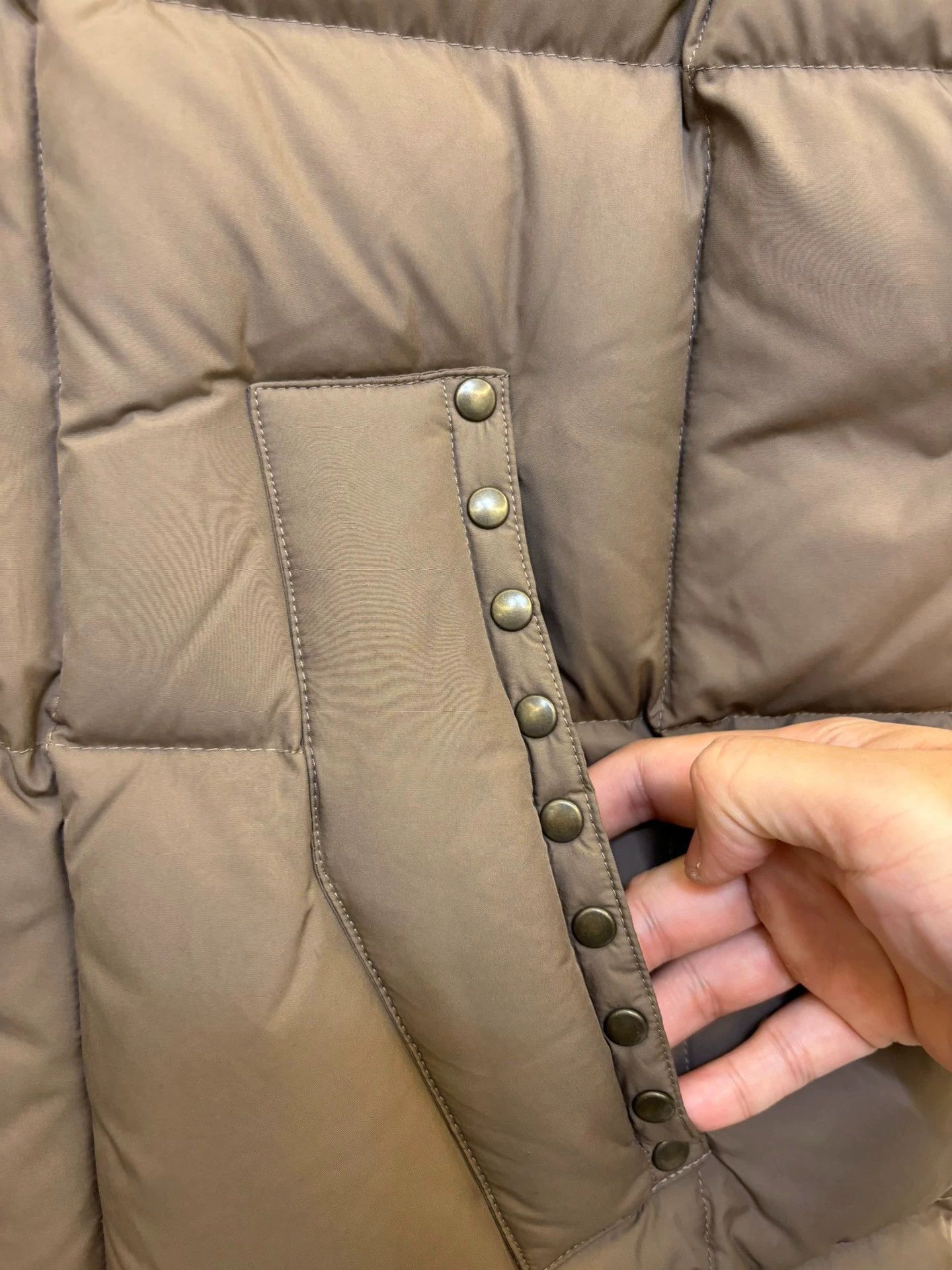 Philipp Plein phipps studded leather panel oversized down vest L Size US L / EU 52-54 / 3 - 5 Thumbnail
