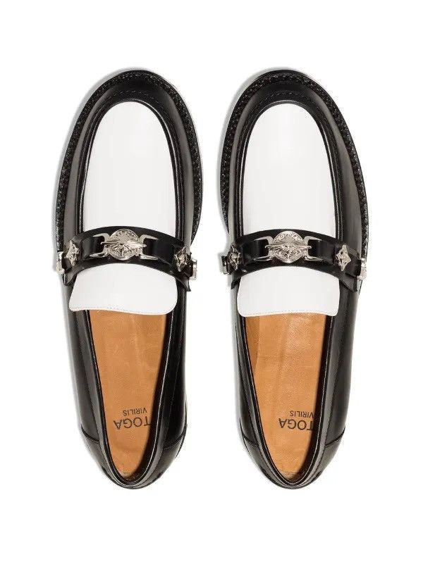 TOGA VIRILIS Toga Virilis two-tone buckled loafers Size US 9 / EU 42 - 1 Thumbnail