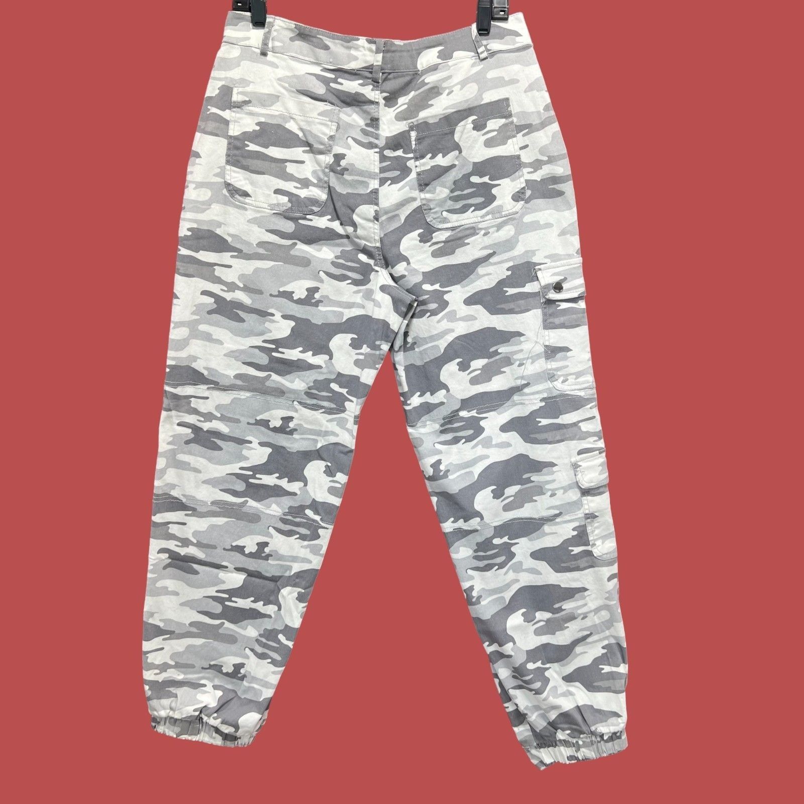 rue21 Rue 21 - Women's Cozy Cargo Jogger Pants - Camouflage Snow P Size 32" / US 10 / IT 46 - 2 Thumbnail