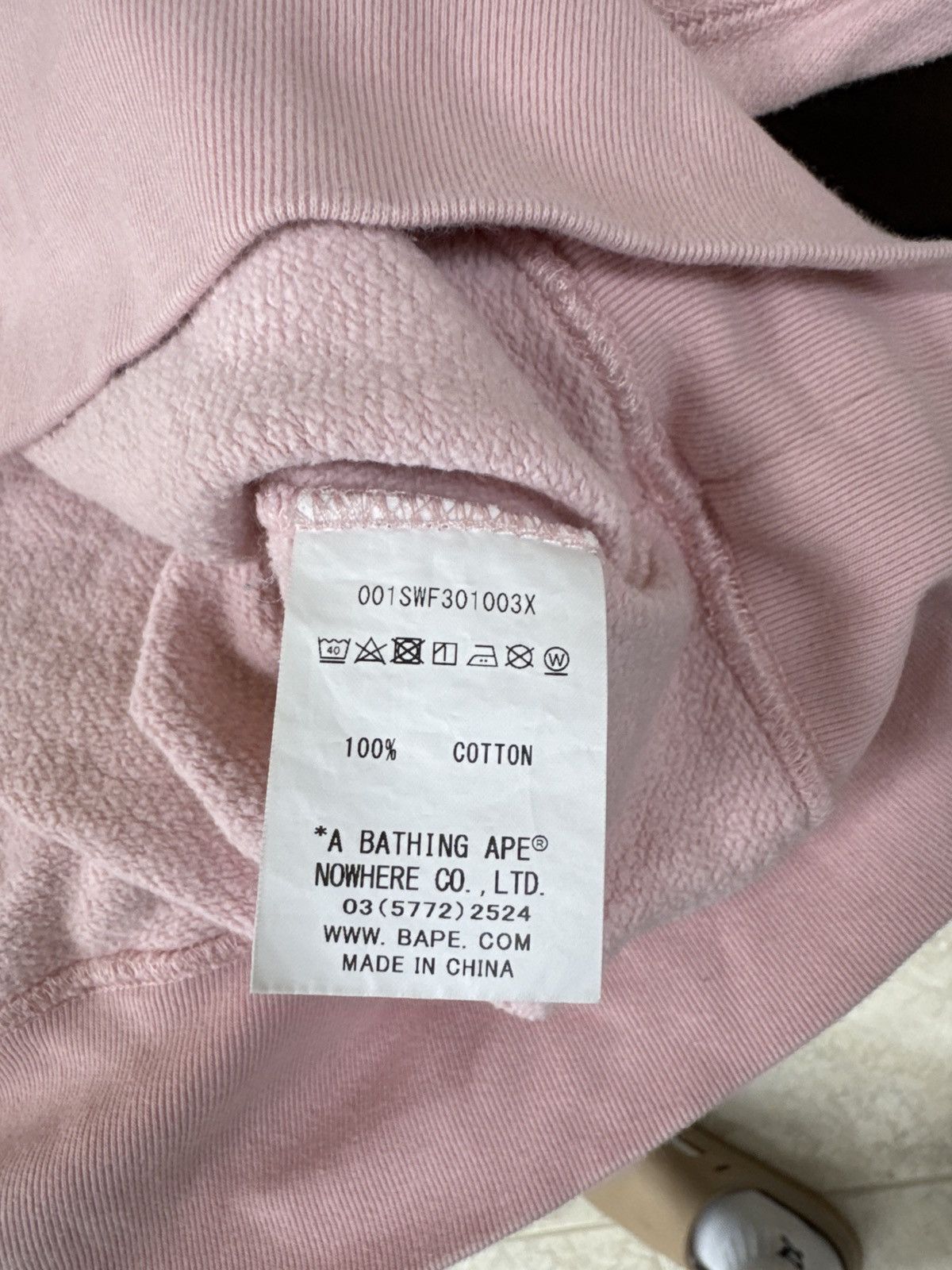 Bape Bape Visy Works Crewneck - Pink XXL Size US XXL / EU 58 / 5 - 6 Thumbnail