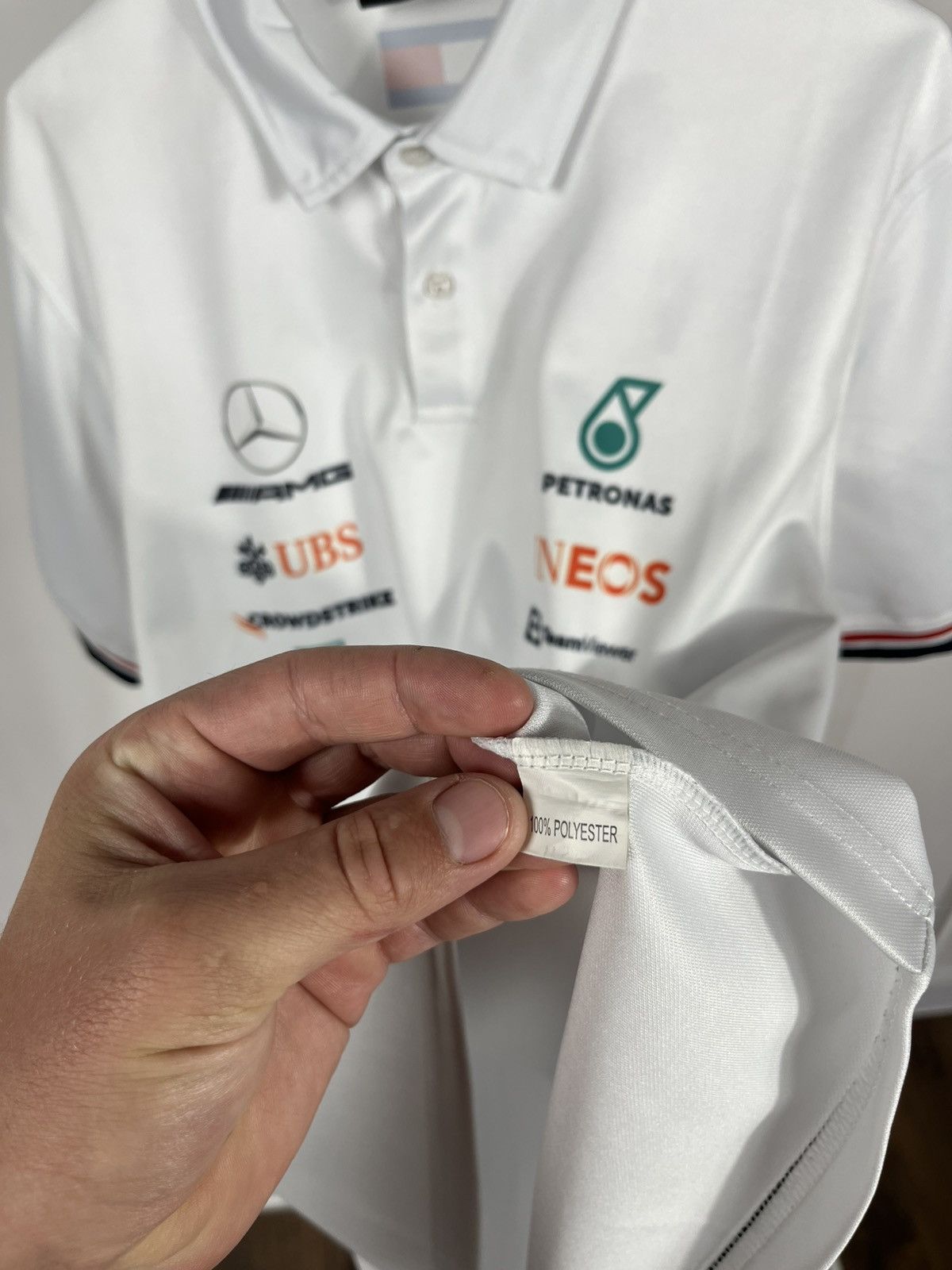 Mercedes-Benz Mercedes AMG Petronas F1 Team Polo Shirt Tommy Hilfiger L Size US L / EU 52-54 / 3 - 8 Thumbnail