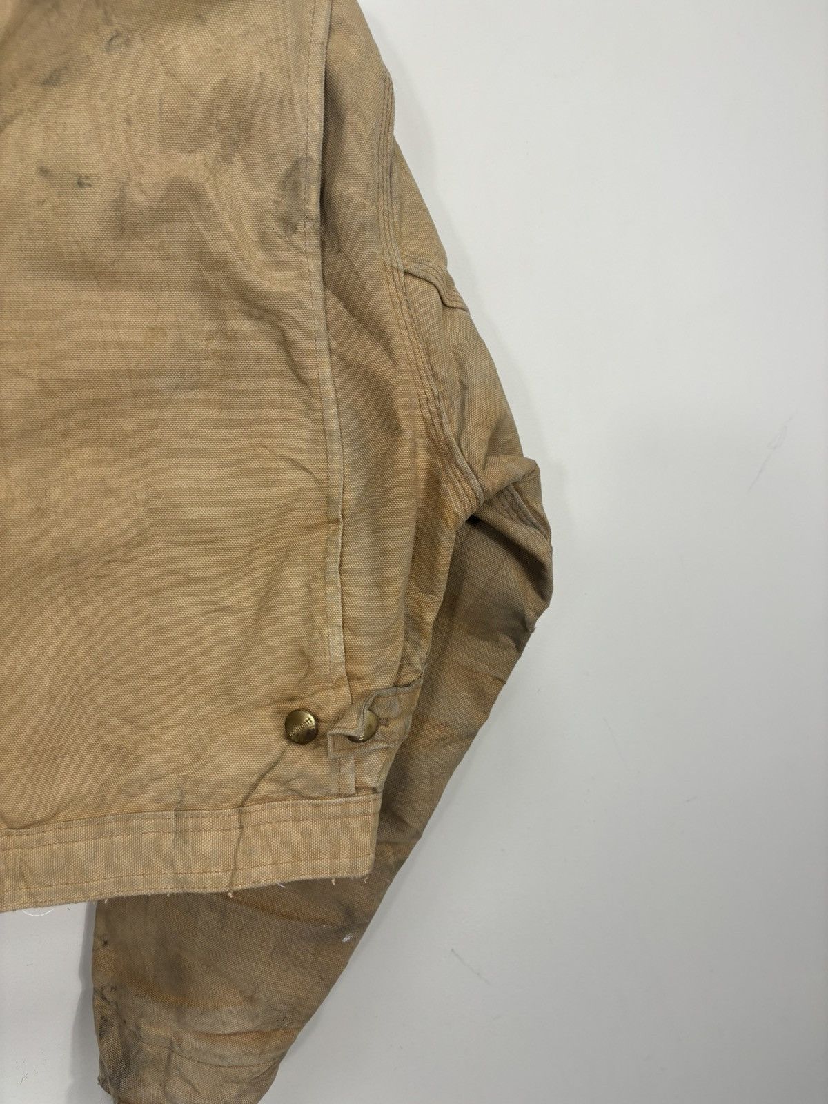 Carhartt Vintage 90s Carhartt Y2K Faded Boxy Cropped Detroit Jacket Size US M / EU 48-50 / 2 - 20 Thumbnail