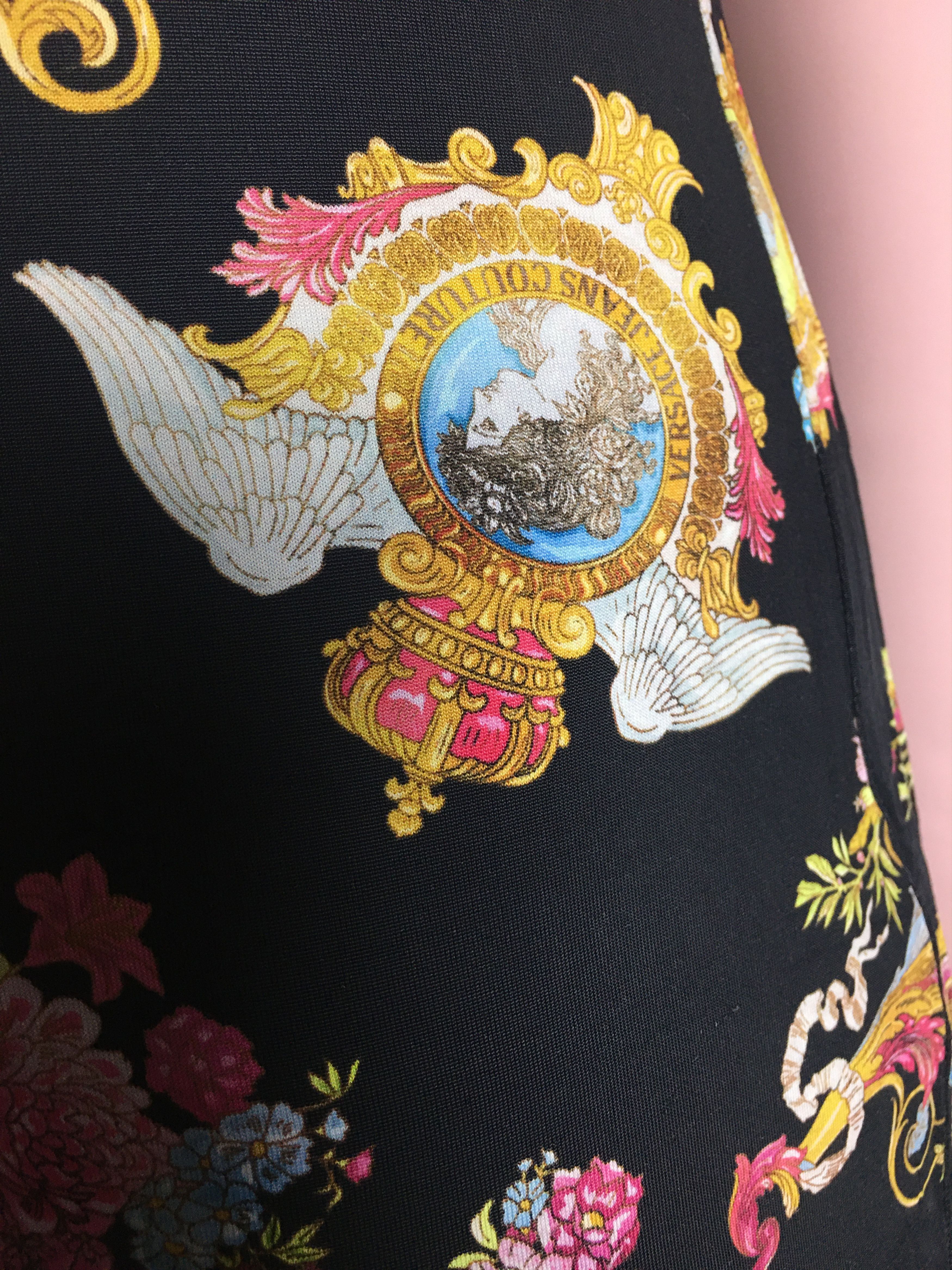 Versace Jeans Couture Versace Jeans Couture Paisley Modern Print Dress US 12 Size XL / US 12-14 / IT 48-50 - 9 Thumbnail
