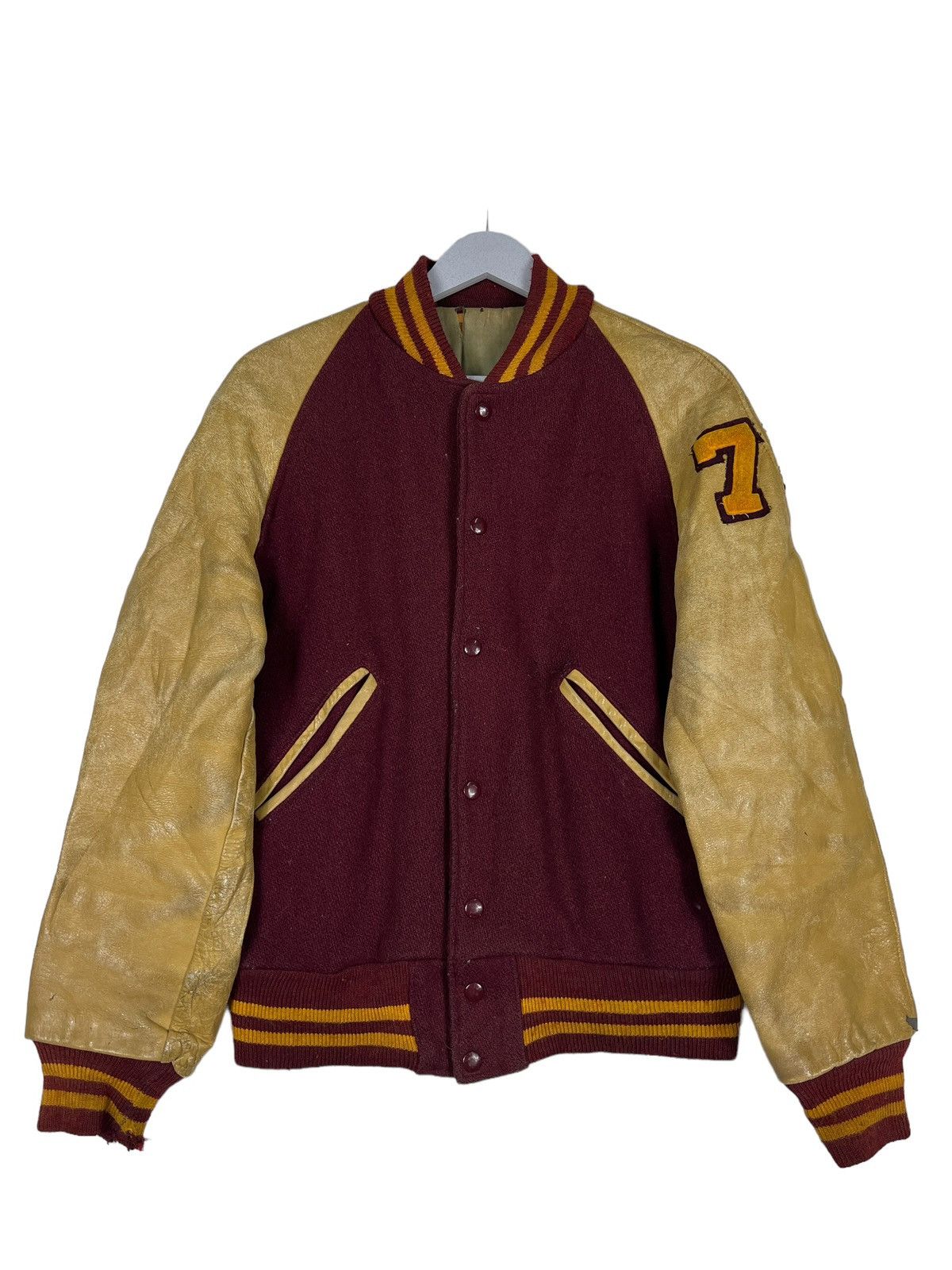 Other 🔥 50s VINTAGE VARSITY STADIUM JACKET Size US M / EU 48-50 / 2 - 2 Thumbnail