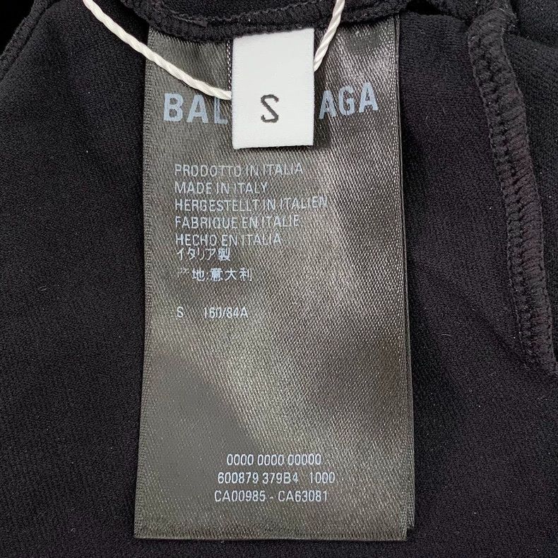 Balenciaga Balenciaga Black logo full print knit sweater Size US S / EU 44-46 / 1 - 6 Thumbnail