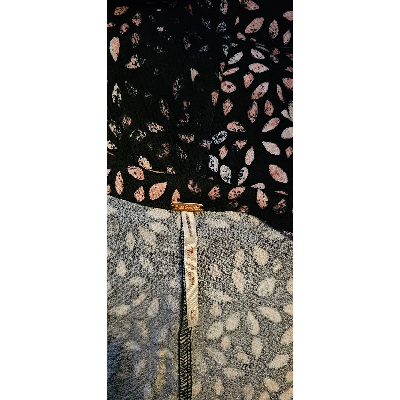 Free People New Free People Shayla Wrap Midi Dress $128 MEDIUM Black Size M / US 6-8 / IT 42-44 - 6 Thumbnail
