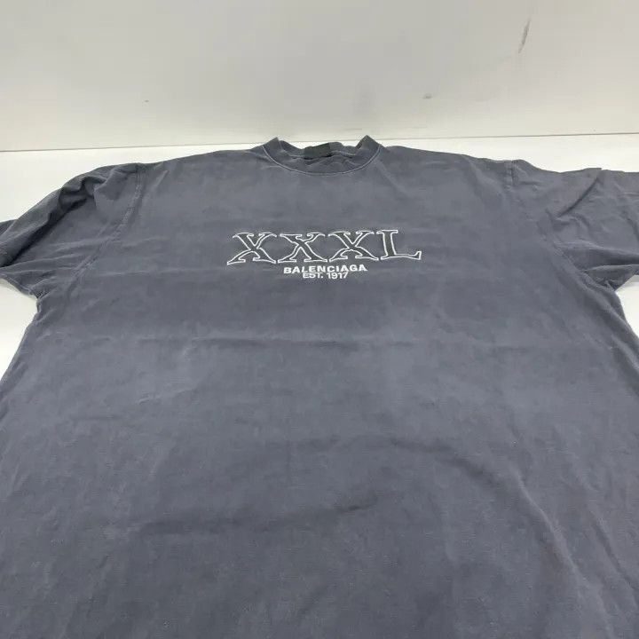Balenciaga Balenciaga Balenciaga Oversized Graphic TShirt in Black -2 Size US XXL / EU 58 / 5 - 3 Thumbnail