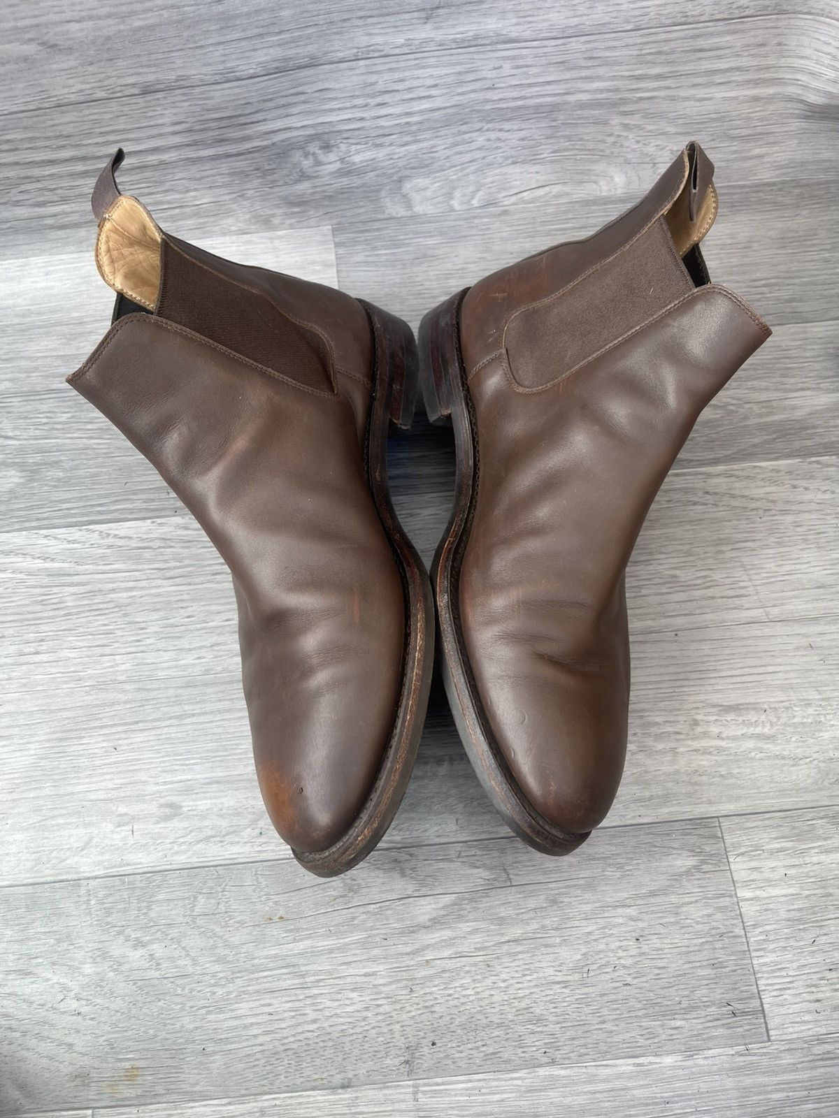 Crockett & Jones Crockett and jones chelsea brown leather boots Size US 11 / EU 44 - 8 Thumbnail
