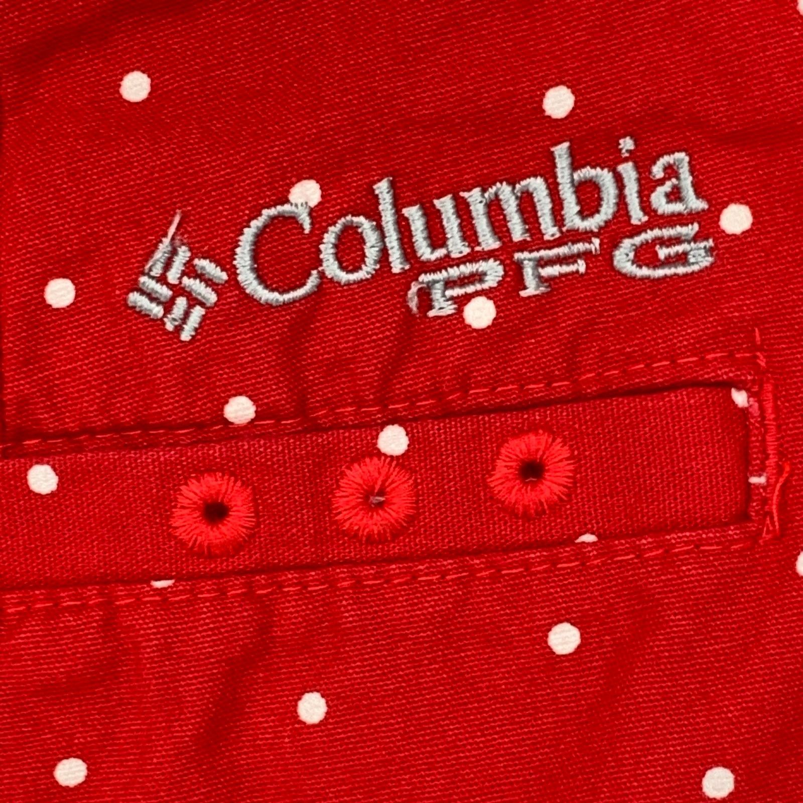 Columbia Columbia Shorts Women's Size 12 Red White Polka Dot PFG Gorp Size 34" / US 12 / IT 48 - 8 Thumbnail