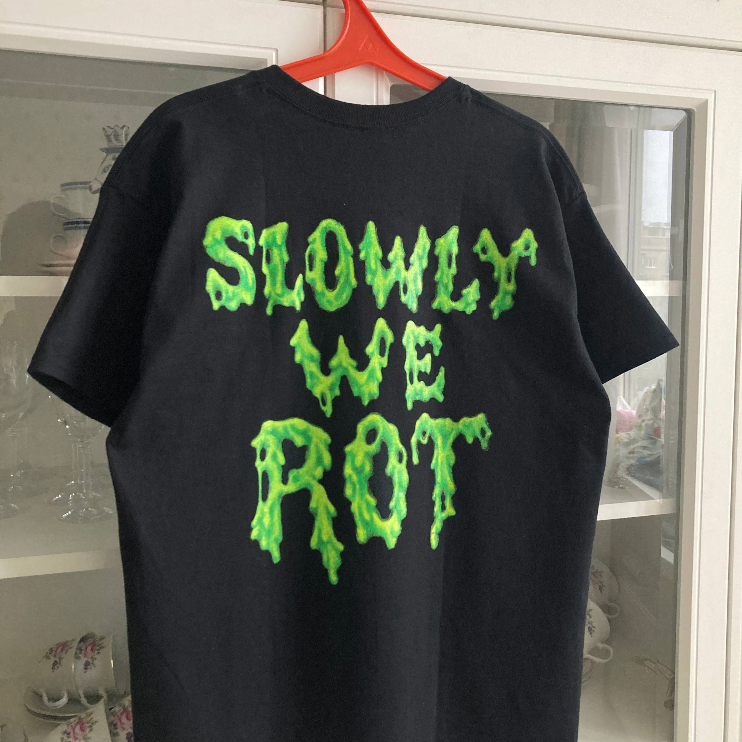 Band Tees T-shirt Obituary - Slowly we rot - death metal band Size US L / EU 52-54 / 3 - 6 Thumbnail