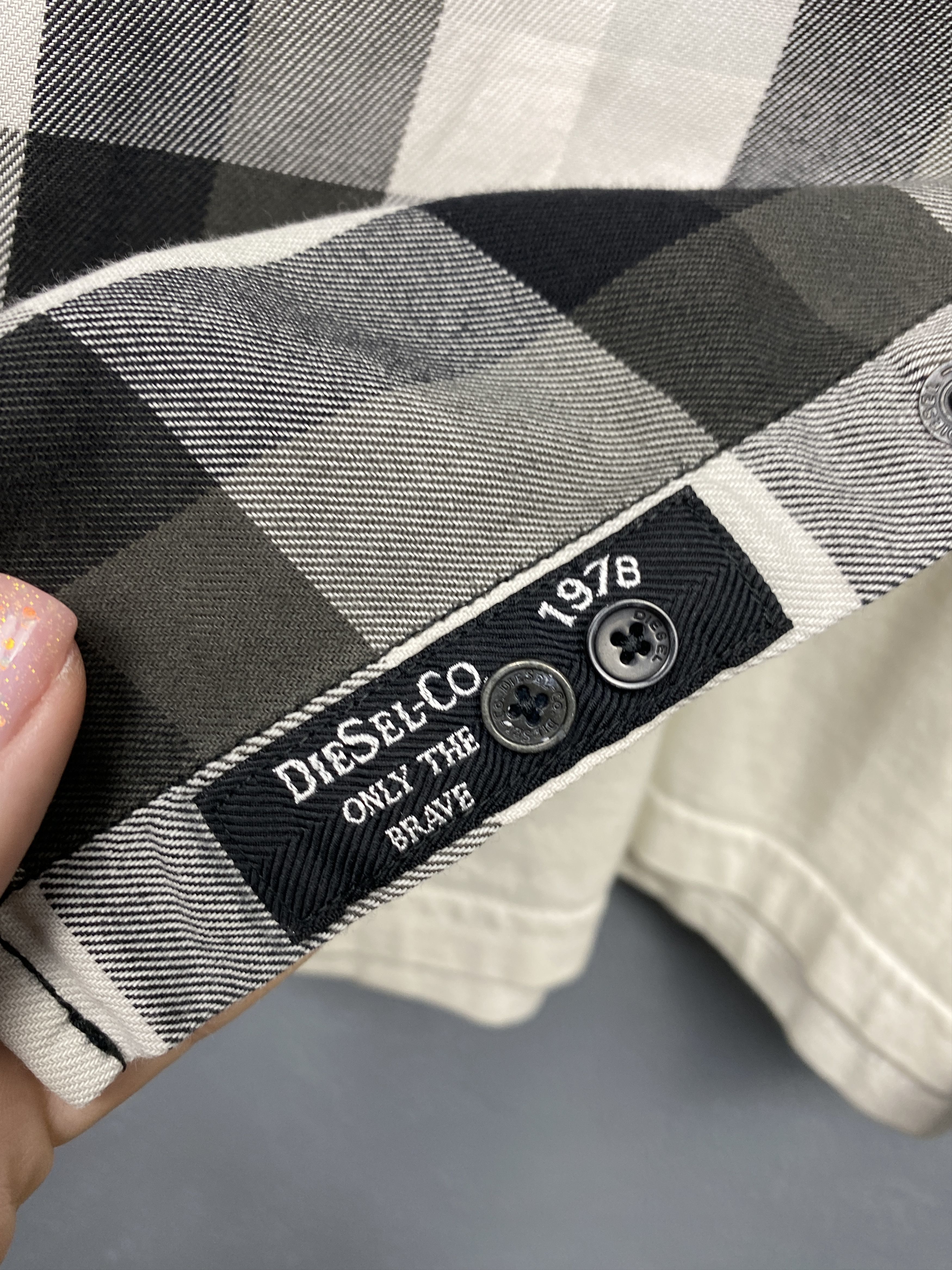 Diesel Diesel Vintage Mens Flannel Plaid Shirt Size US L / EU 52-54 / 3 - 5 Thumbnail