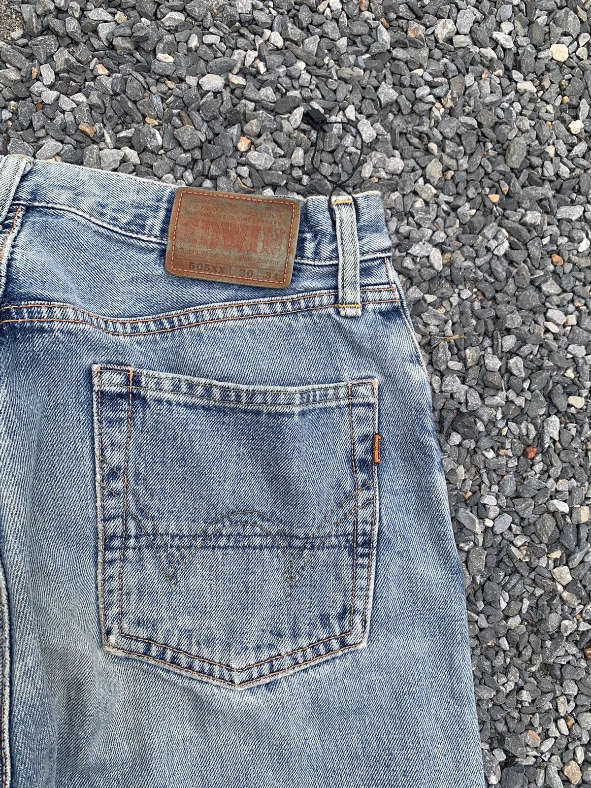 Kapital VINTAGE EDWIN 505XX SELVEDGE FADED JAPANESE DISTRESSED DENIM Size US 30 / EU 46 - 15 Thumbnail
