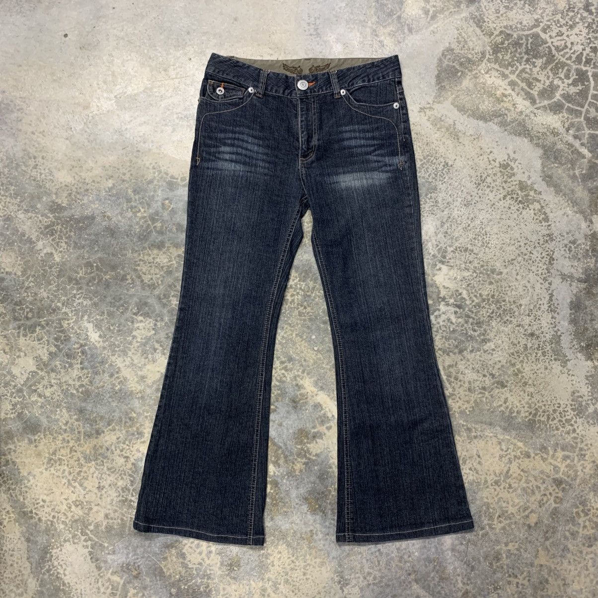 If Six Was Nine × Japanese Brand Flare Bell Bottom Japanesse Brand Denim Size 27" / US 4 / IT 40 - 1 Thumbnail