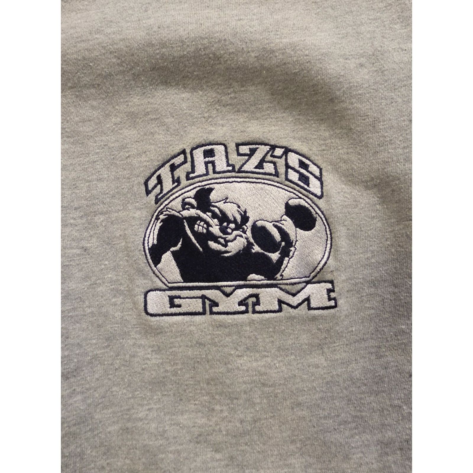 Acme Clothing VINTAGE Acme Clothing Taz's Gym Embroidered Fleece Sweatpants Gray Men's Size XL Size US 36 / EU 52 - 3 Thumbnail