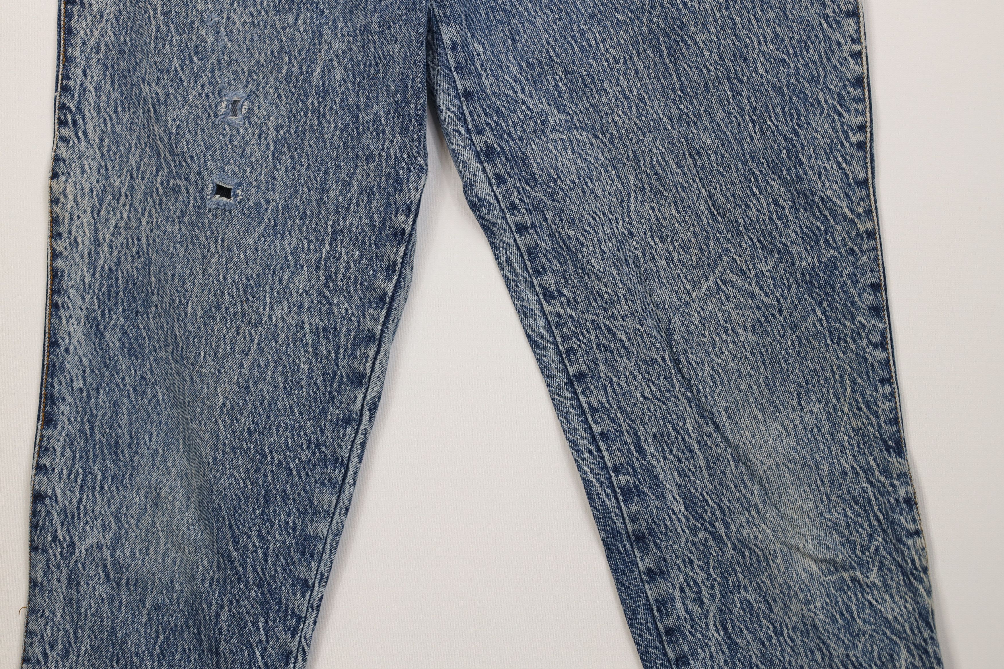 Vintage Vintage 80s 90s Streetwear Acid Wash Relaxed Tapered Jeans Size 32" / US 10 / IT 46 - 3 Thumbnail