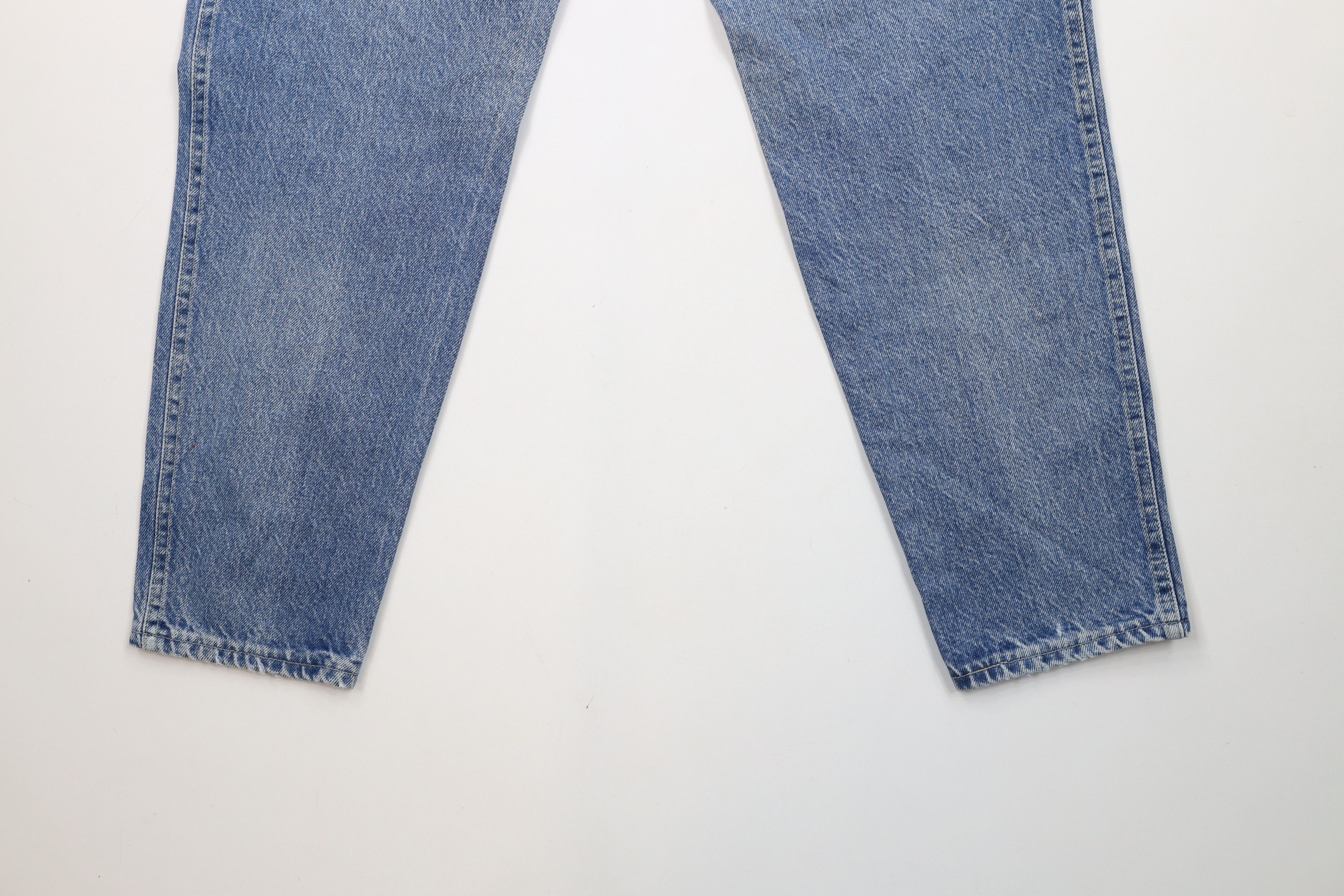 Vintage Vintage 90s Streetwear Tapered Leg Denim Jeans USA Size 34" / US 12 / IT 48 - 12 Thumbnail