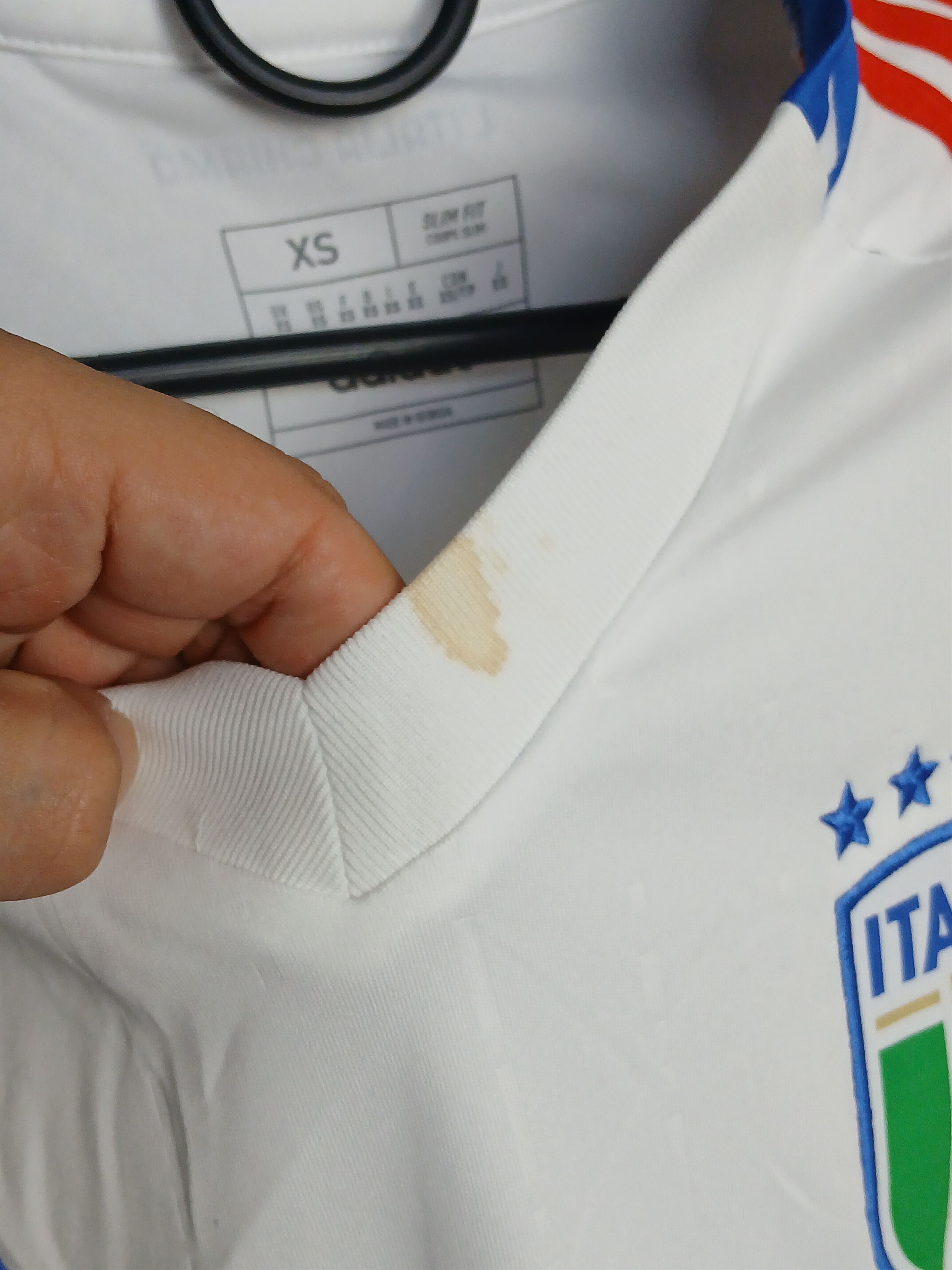 Adidas New Italy 2024 Away Football Jersey T-Shirt Size US XS / EU 42 / 0 - 6 Thumbnail