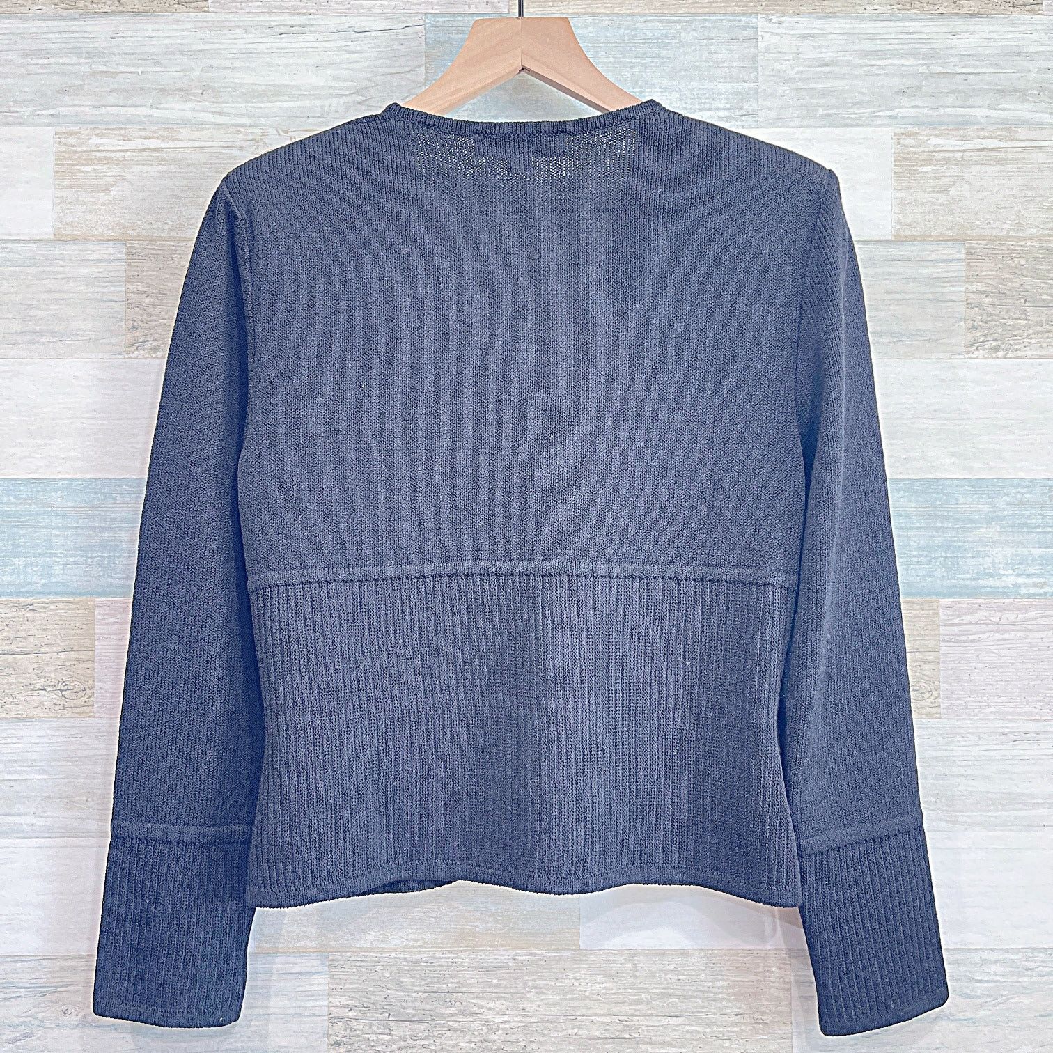 Other St John Long Sleeve Santana Knit Shell Black Womens Small Size S / US 4 / IT 40 - 3 Thumbnail