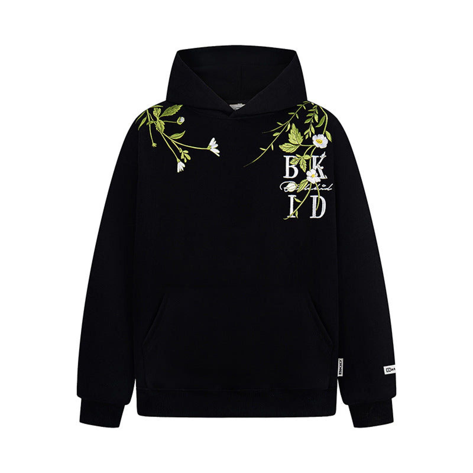 Vintage Black Floral Embroidered Hoodie Size US M / EU 48-50 / 2 - 5 Thumbnail