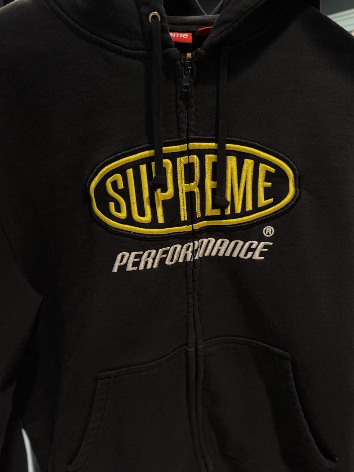 Supreme Supreme Performance Zip Up Hooded Sweatshirt Black Size (M) Size US M / EU 48-50 / 2 - 4 Thumbnail