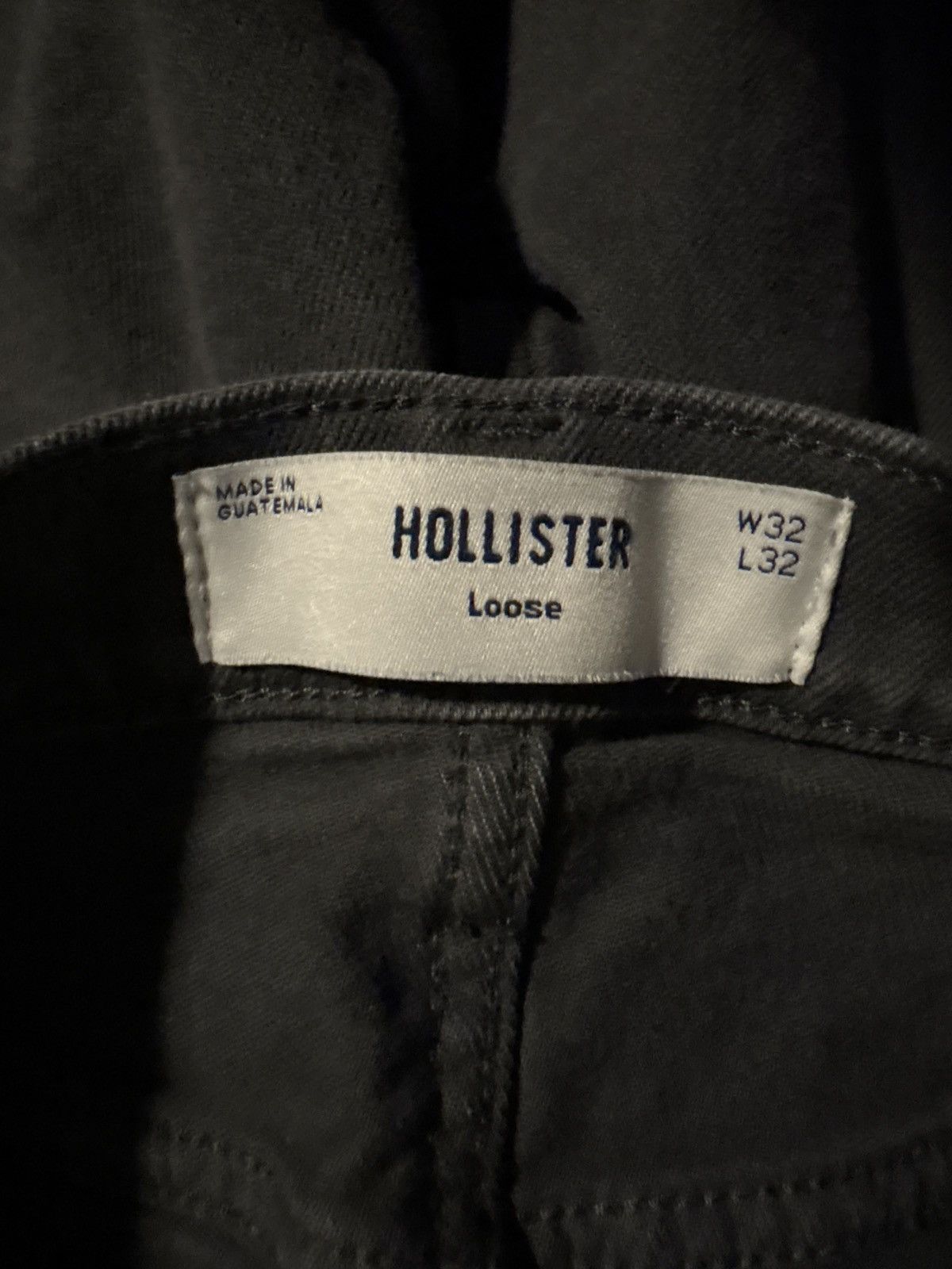 Hollister Charcoal double knee hollister workwear pants Size US 32 / EU 48 - 3 Thumbnail
