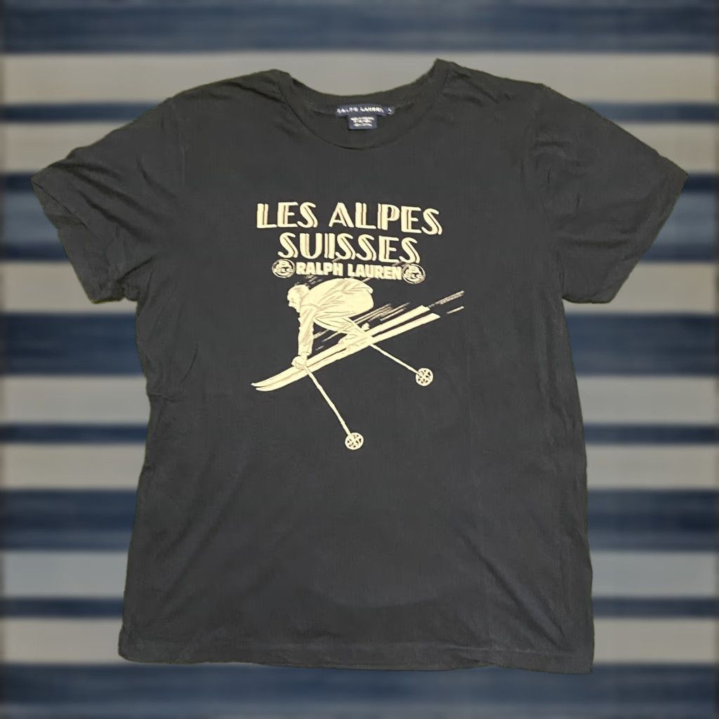 Polo Ralph Lauren Shirt Women's Large L Suicide Ski Circle Les