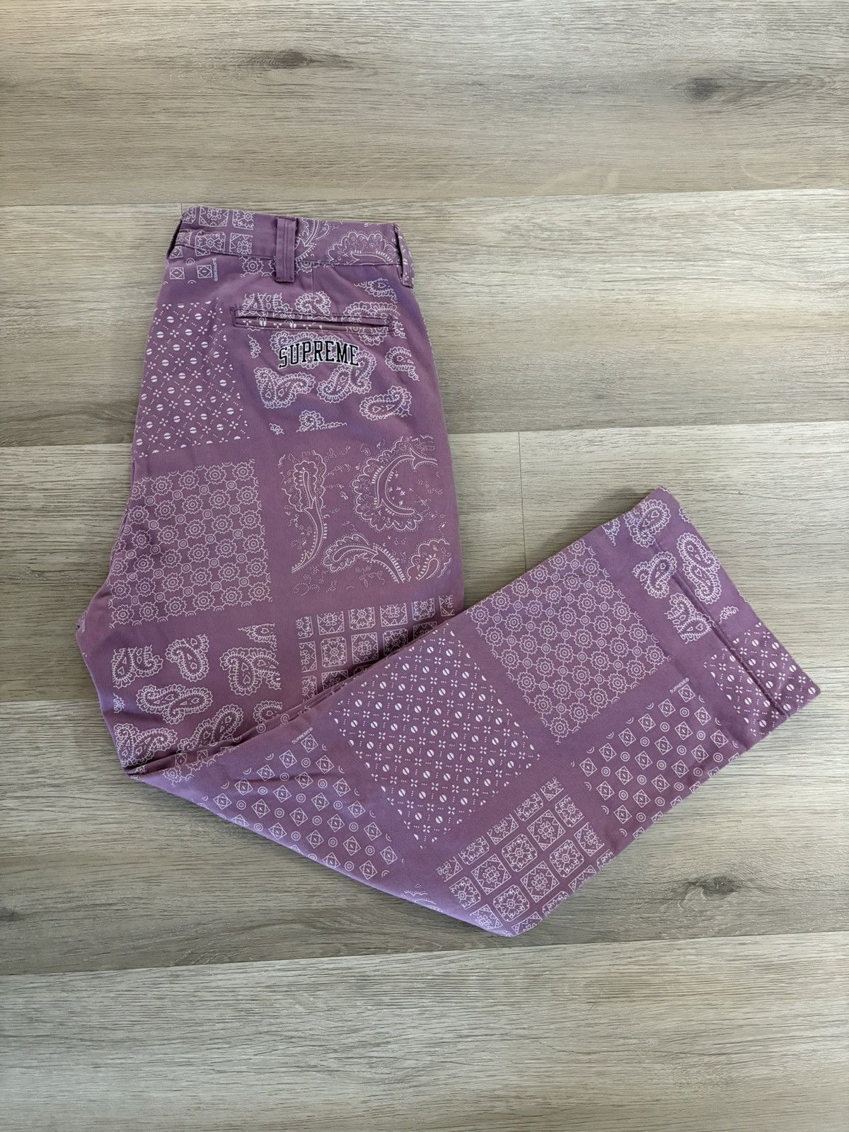 Supreme Paisley Chino | Grailed