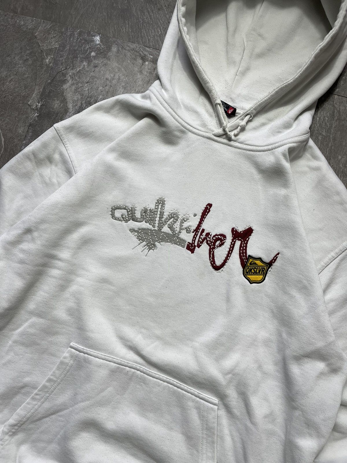Quiksilver Quiksilver Vintage Hoodie Big Logo Y2K 90s Serf Style Size US M / EU 48-50 / 2 - 2 Thumbnail