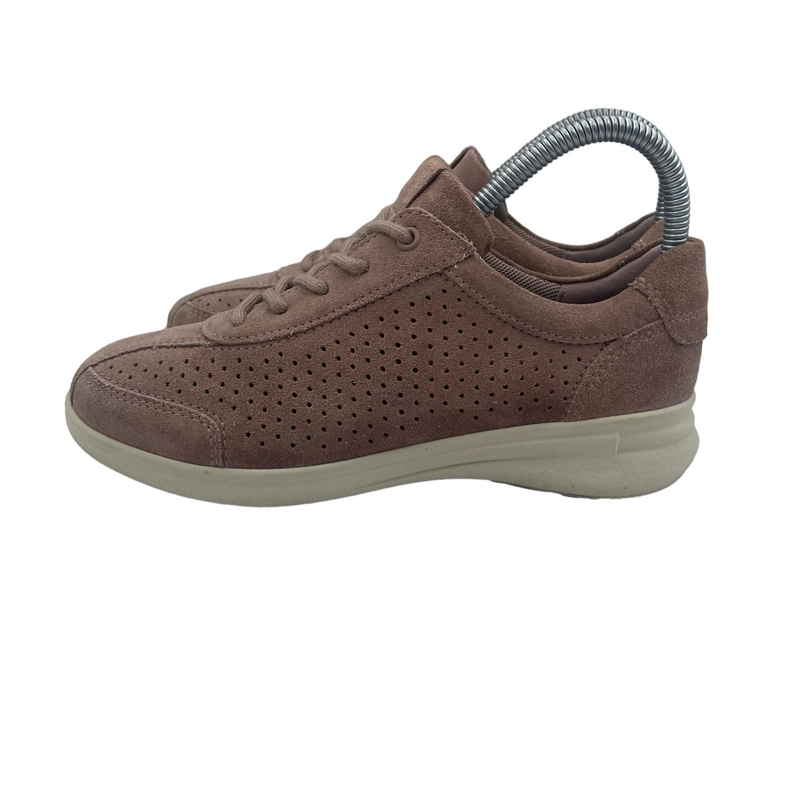 Other Hotter Lennox Ortholite Suede Sports Shoes Brown Womens 5 Size US 5 / IT 35 - 2 Thumbnail