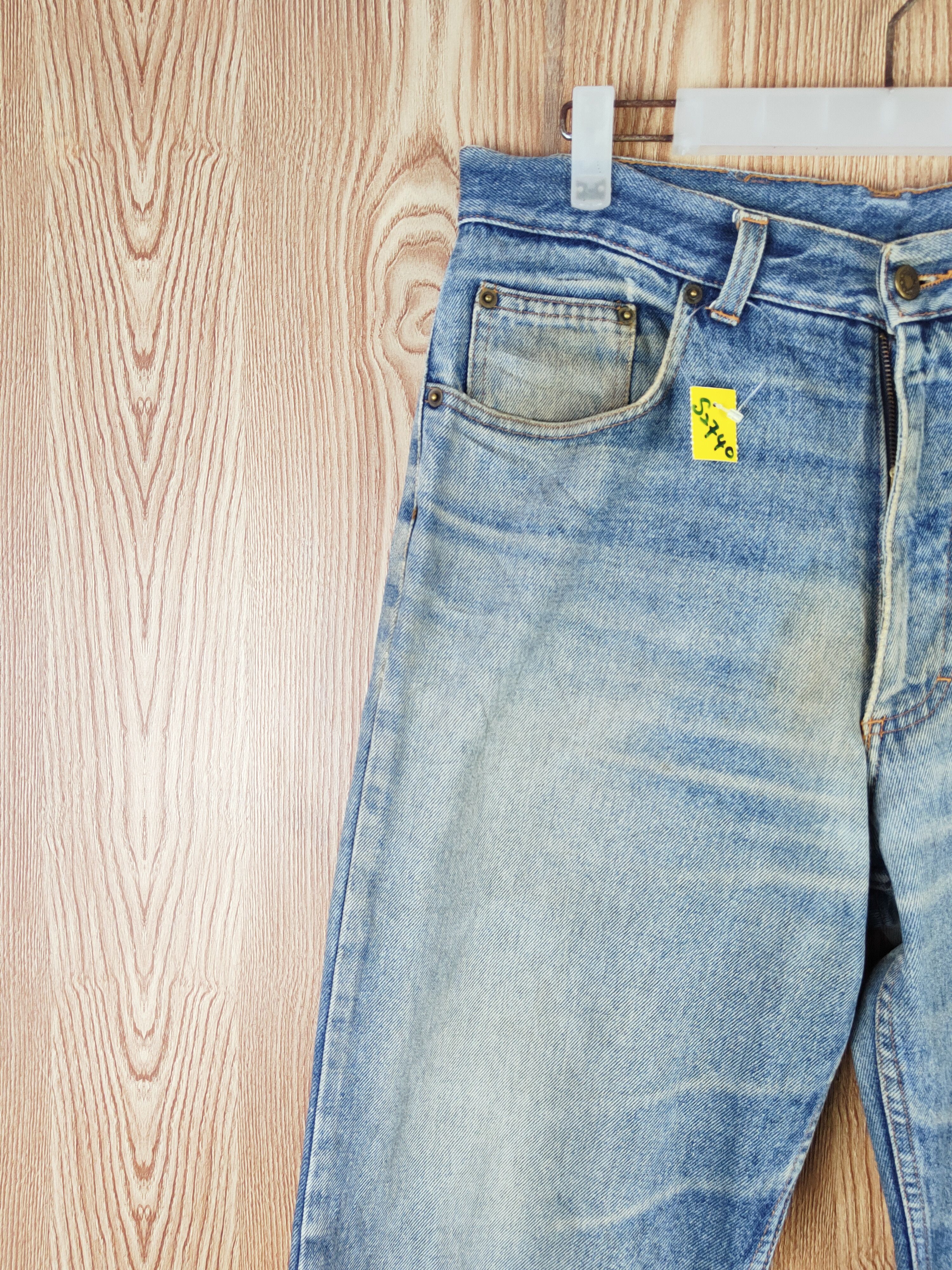 Ermenegildo Zegna D Ermenegildo Zegna Faded Distressed Ripped Jeans #S2740 Size US 33 - 3 Thumbnail