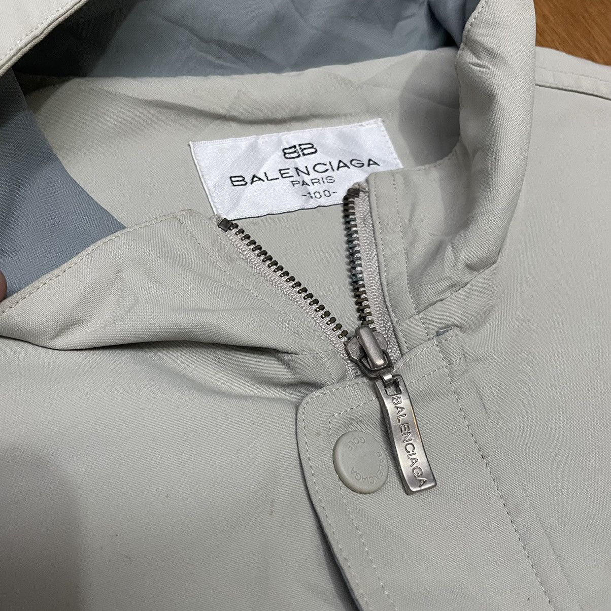 Balenciaga Vintage Balenciaga Big Logo Jacket Size US L / EU 52-54 / 3 - 3 Thumbnail
