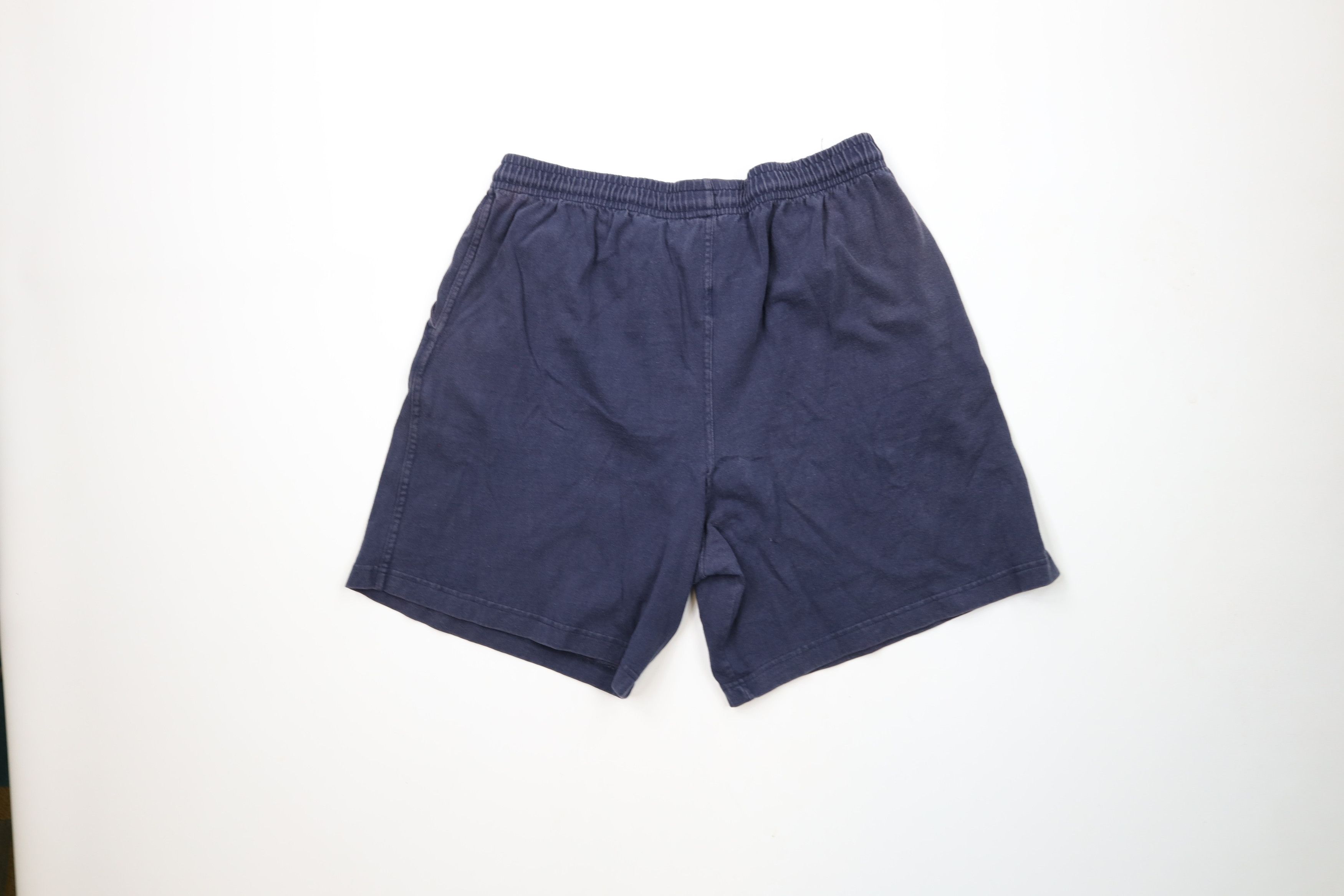 Vintage Vintage 90s Streetwear Faded Above Knee Shorts Blue Cotton Size US 34 / EU 50 - 8 Thumbnail