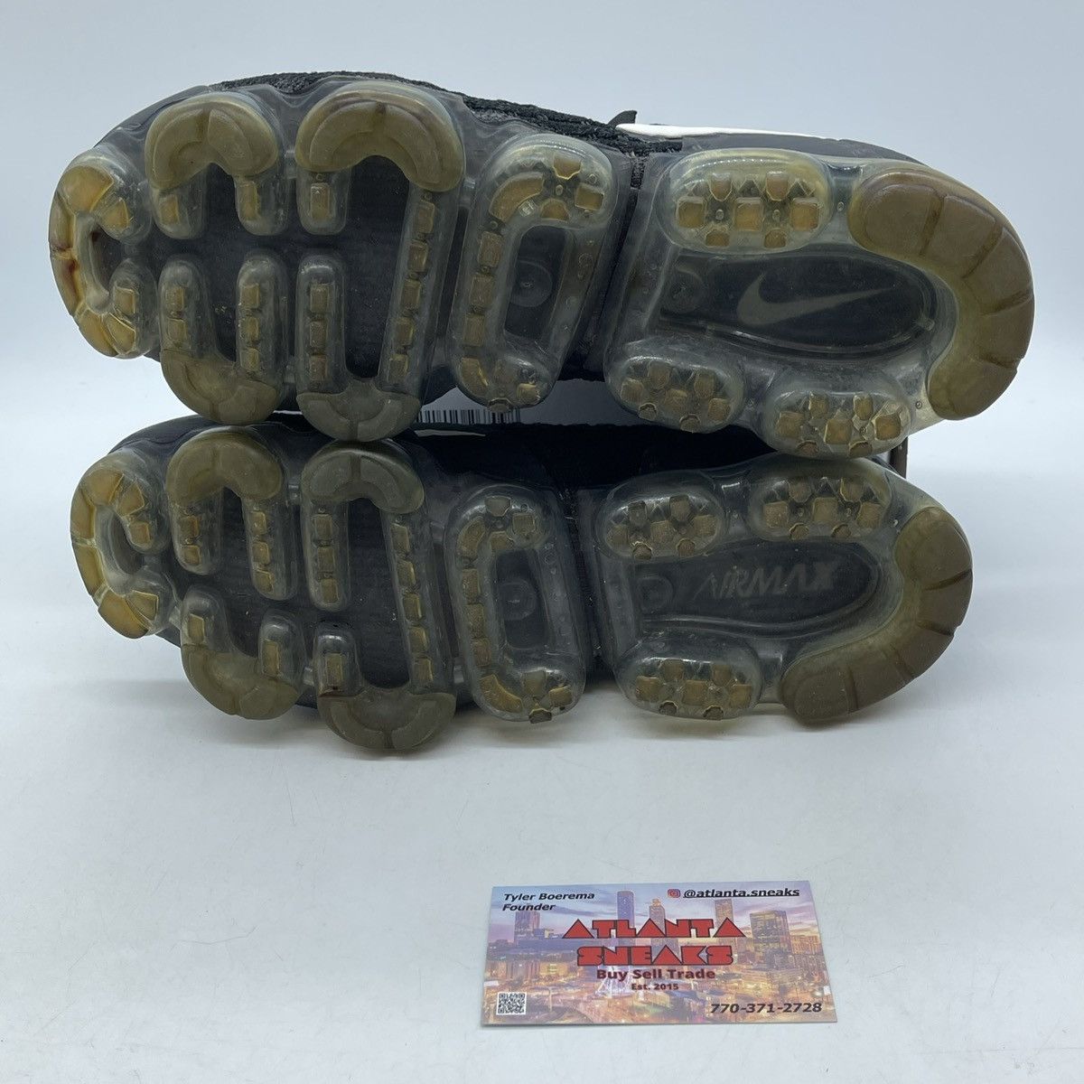Nike Air vapormax flyknit 2 black Size US 9.5 / EU 42-43 - 7 Thumbnail
