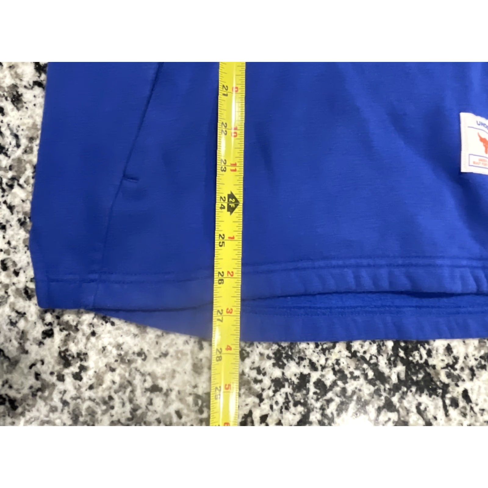 Under Armour Under Armour Men’s Small Project Rock Charged Cotton Sleeveless Fleece Hoodie Blue Size US S / EU 44-46 / 1 - 3 Thumbnail