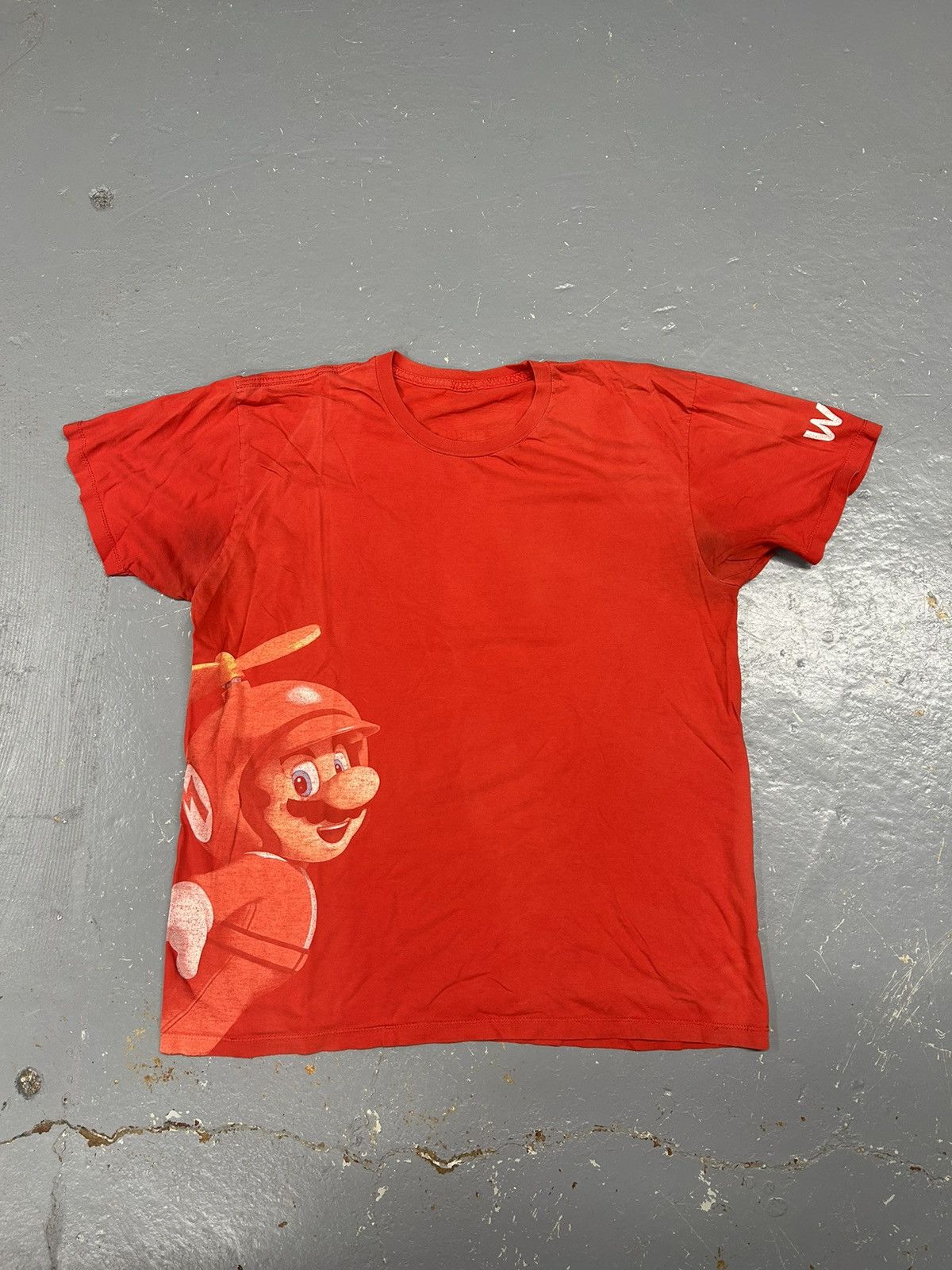 Nintendo × Vintage Crazy Y2K Essential Red Mario Wii Nintendo Graphic Tee Shirt Size US L / EU 52-54 / 3 - 1 Thumbnail
