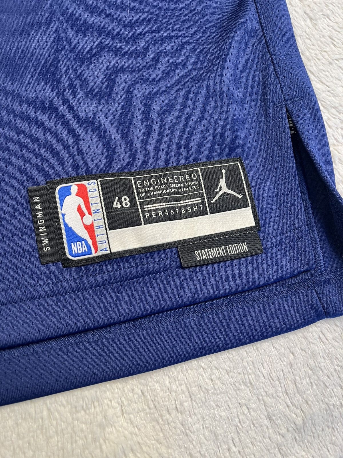 Jordan Brand Jordan NBA Golden St Warriors Klay Thompson Statement Jersey Size US L / EU 52-54 / 3 - 3 Thumbnail