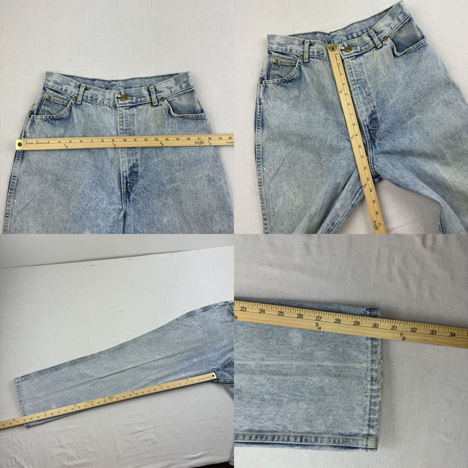 Vintage VINTAGE Chic Jeans Womens 16 Blue High Waist Mom Jeans USA Chic Regular Jeans 16 Womens Boyfriend? Size 38" / US 16 / IT 52 - 8 Thumbnail