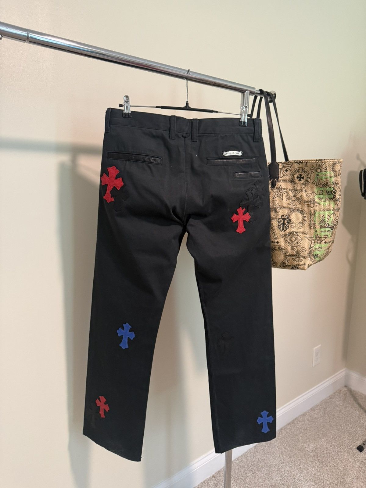 Chrome Hearts Chrome Hearts Spiderman Cross Patch Chinos Size US 32 / EU 48 - 7 Thumbnail