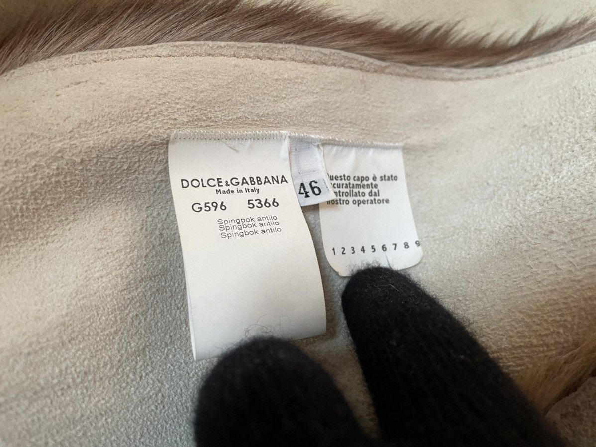 Dolce & Gabbana RESERVED Rare Dolce Gabbana FW 2000 Springbok fur jacket Size US S / EU 44-46 / 1 - 3 Thumbnail