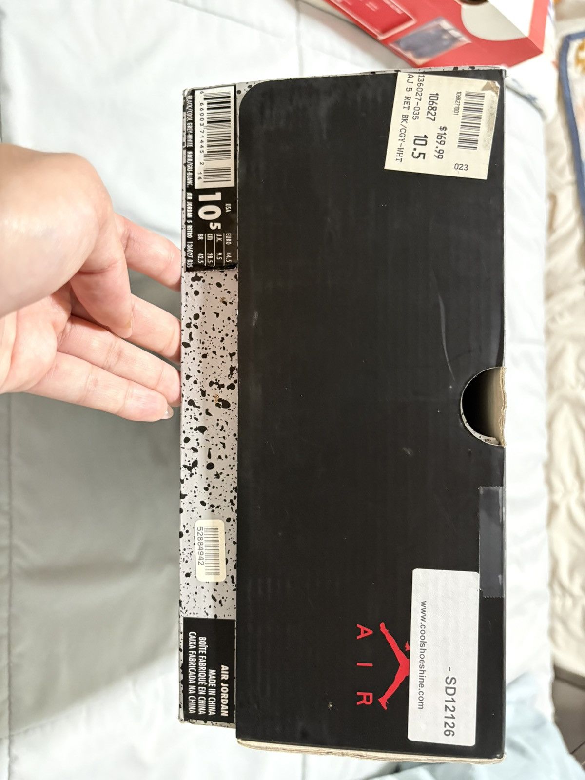 Jordan Brand Air Jordan 5 Retro ‘Oreo’ 2013 Size US 10.5 / EU 43-44 - 8 Thumbnail