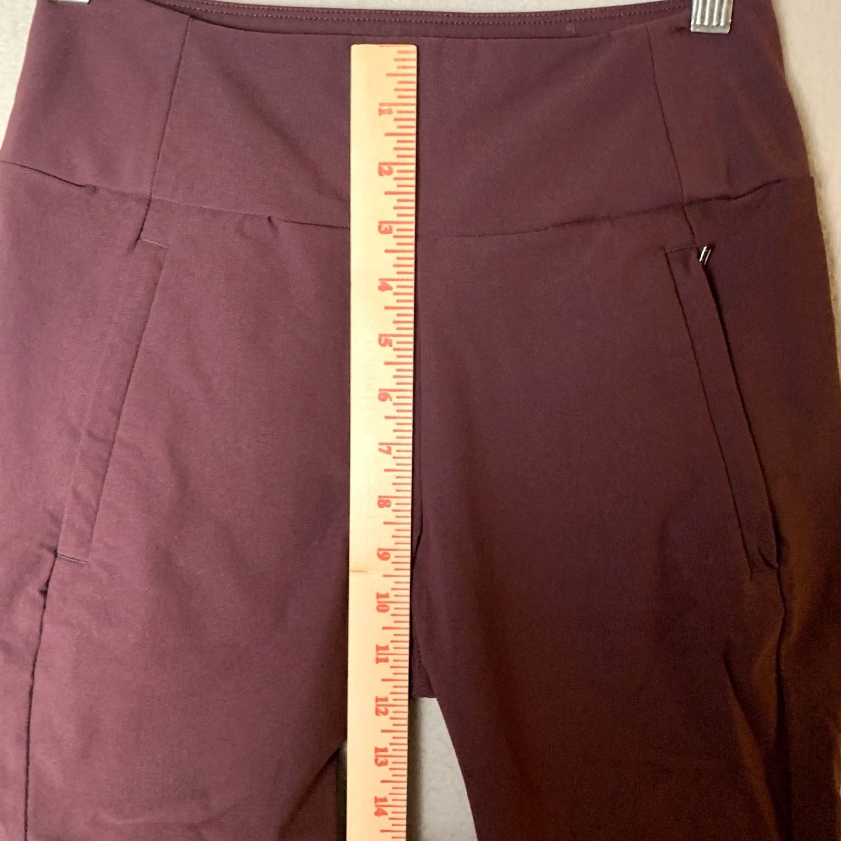 Athleta Athleta Headlands Hybrid Trek Tight Jogger Athletic Pants Women Size 6 Maroon Size 28" / US 6 / IT 42 - 6 Thumbnail
