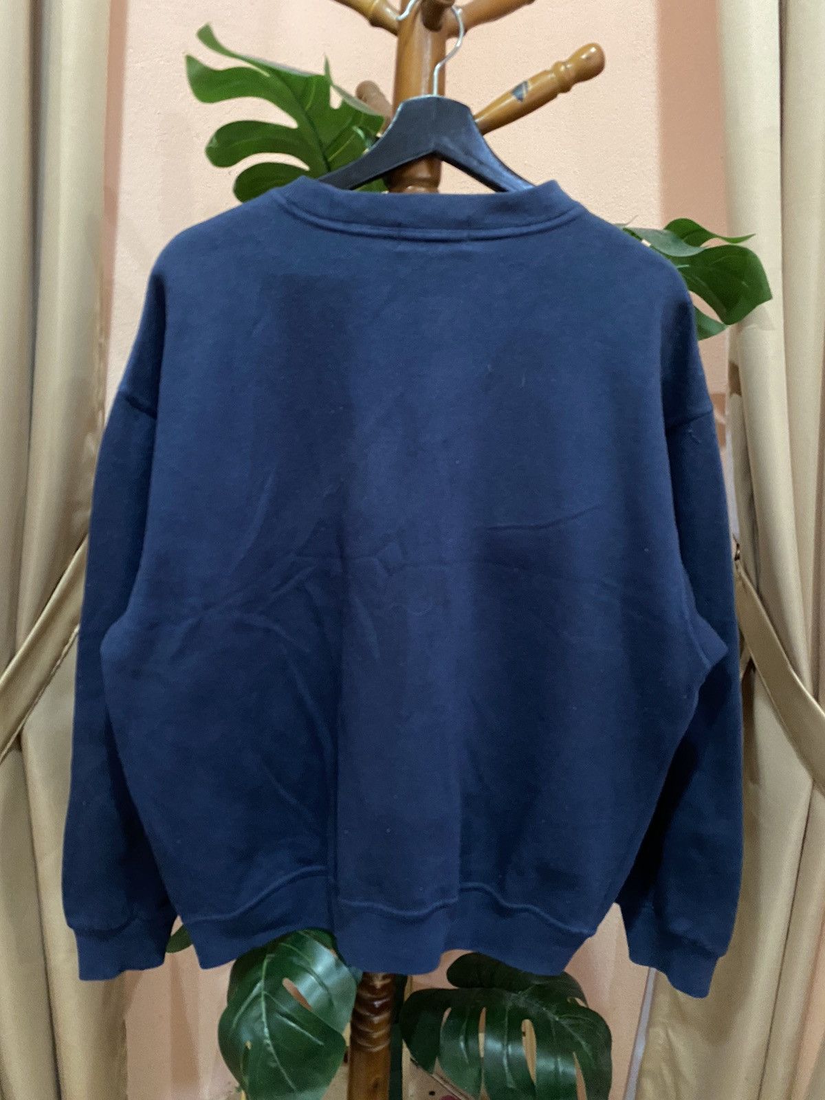 Vintage Silvio Valentino Navy Crewneck Sweatshirt – Vintage Italy Size US L / EU 52-54 / 3 - 5 Thumbnail