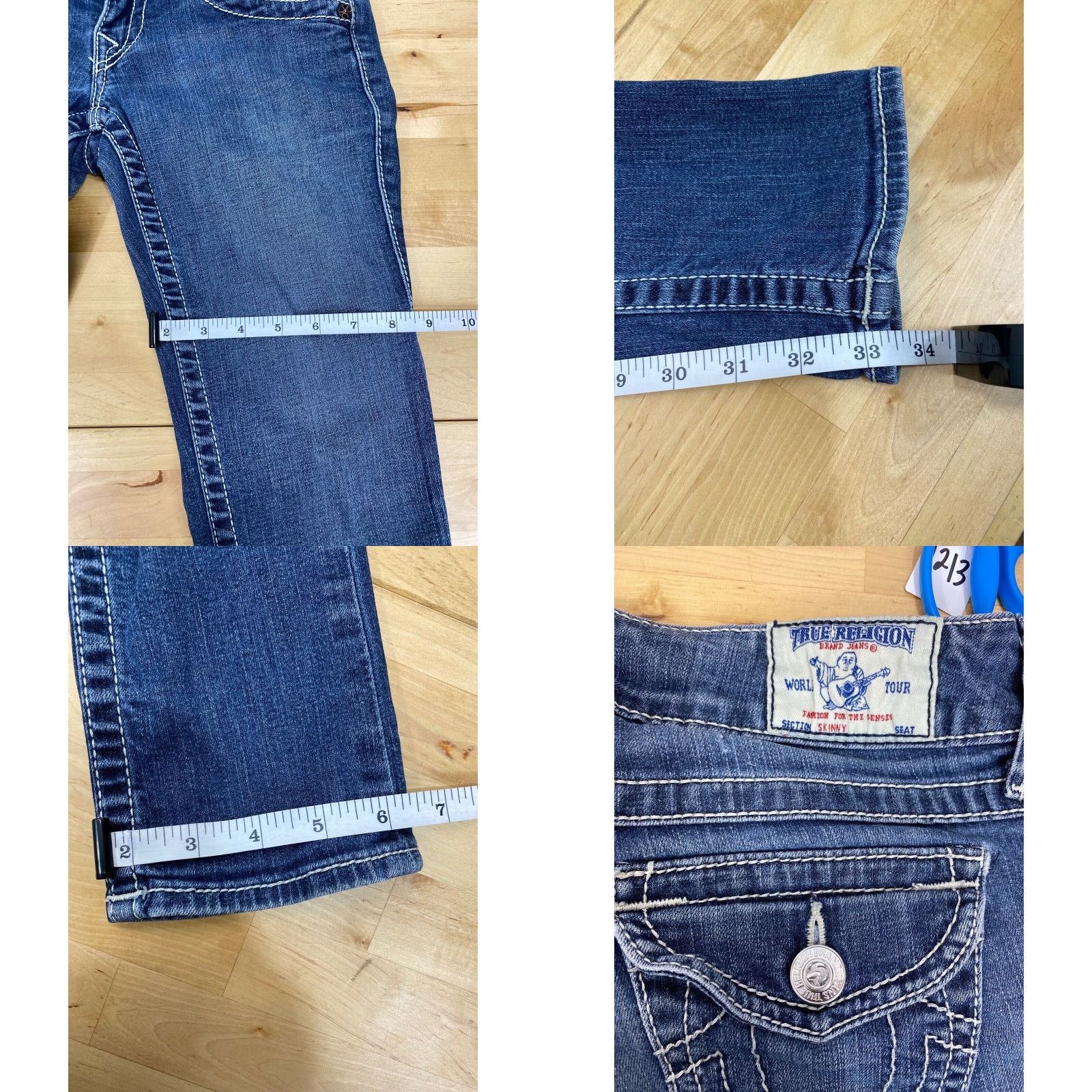 True Religion VINTAGE No (ignore) Size 26" / US 2 / IT 38 - 8 Thumbnail