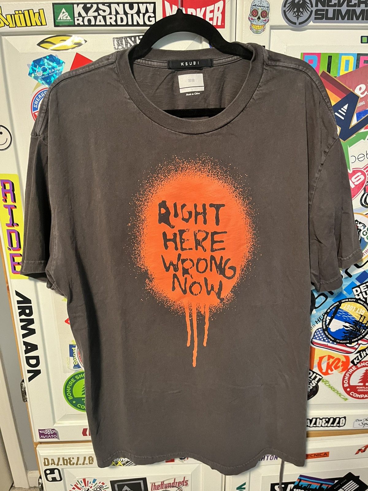 Ksubi Ksubi right here wrong now tshirt Size US L / EU 52-54 / 3 - 1 Thumbnail
